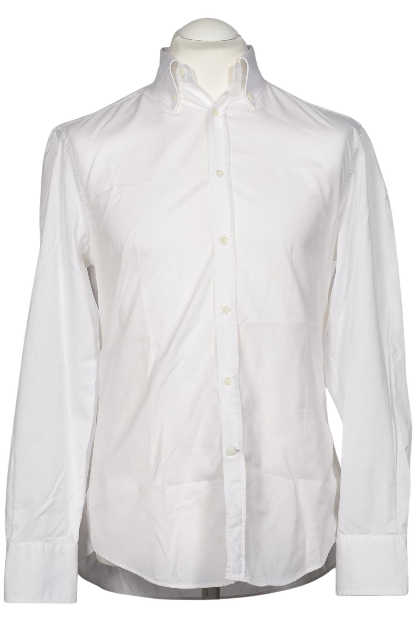 

Brunello Cucinelli Herren Hemd, weiß, Gr. 52