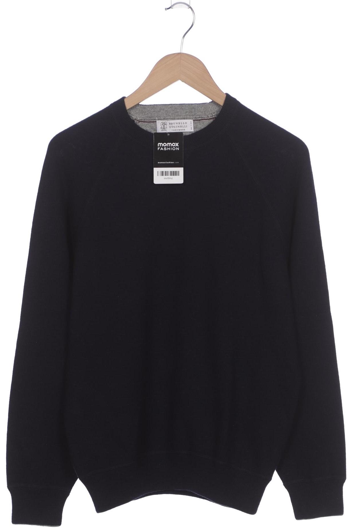 

Brunello Cucinelli Herren Pullover, marineblau, Gr. 46