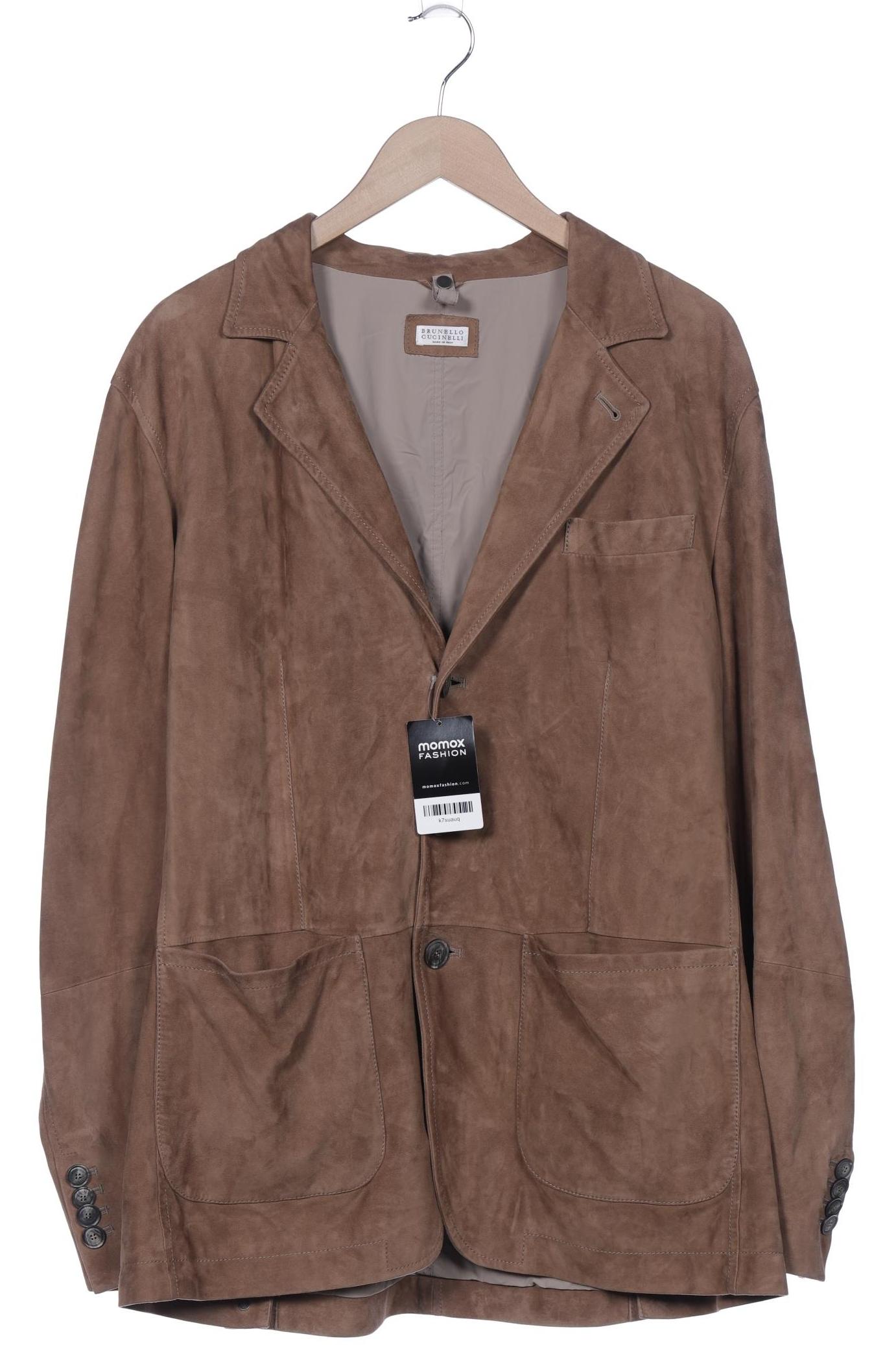 

Brunello Cucinelli Herren Jacke, braun, Gr. 56