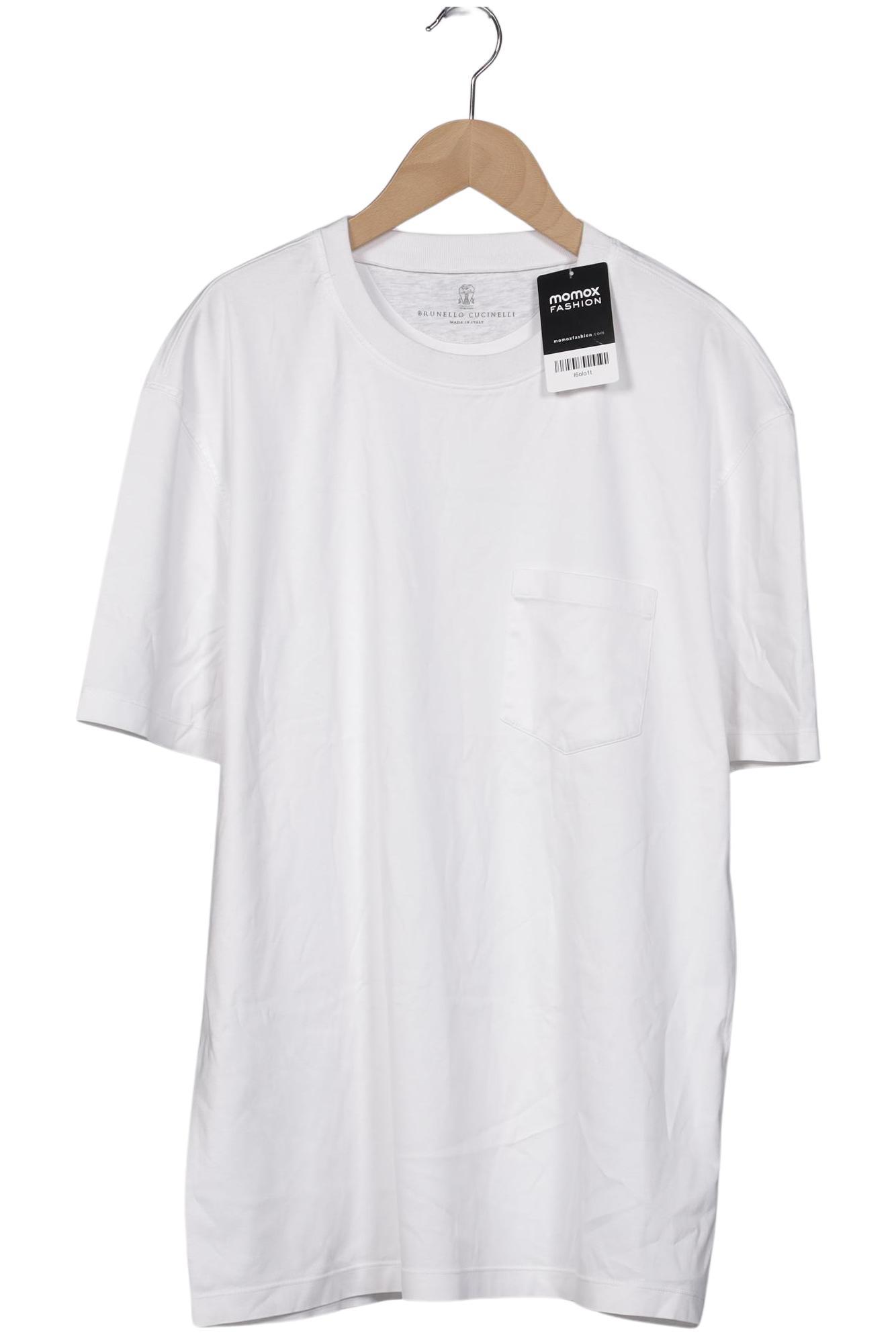 

Brunello Cucinelli Herren T-Shirt, weiß, Gr. 56