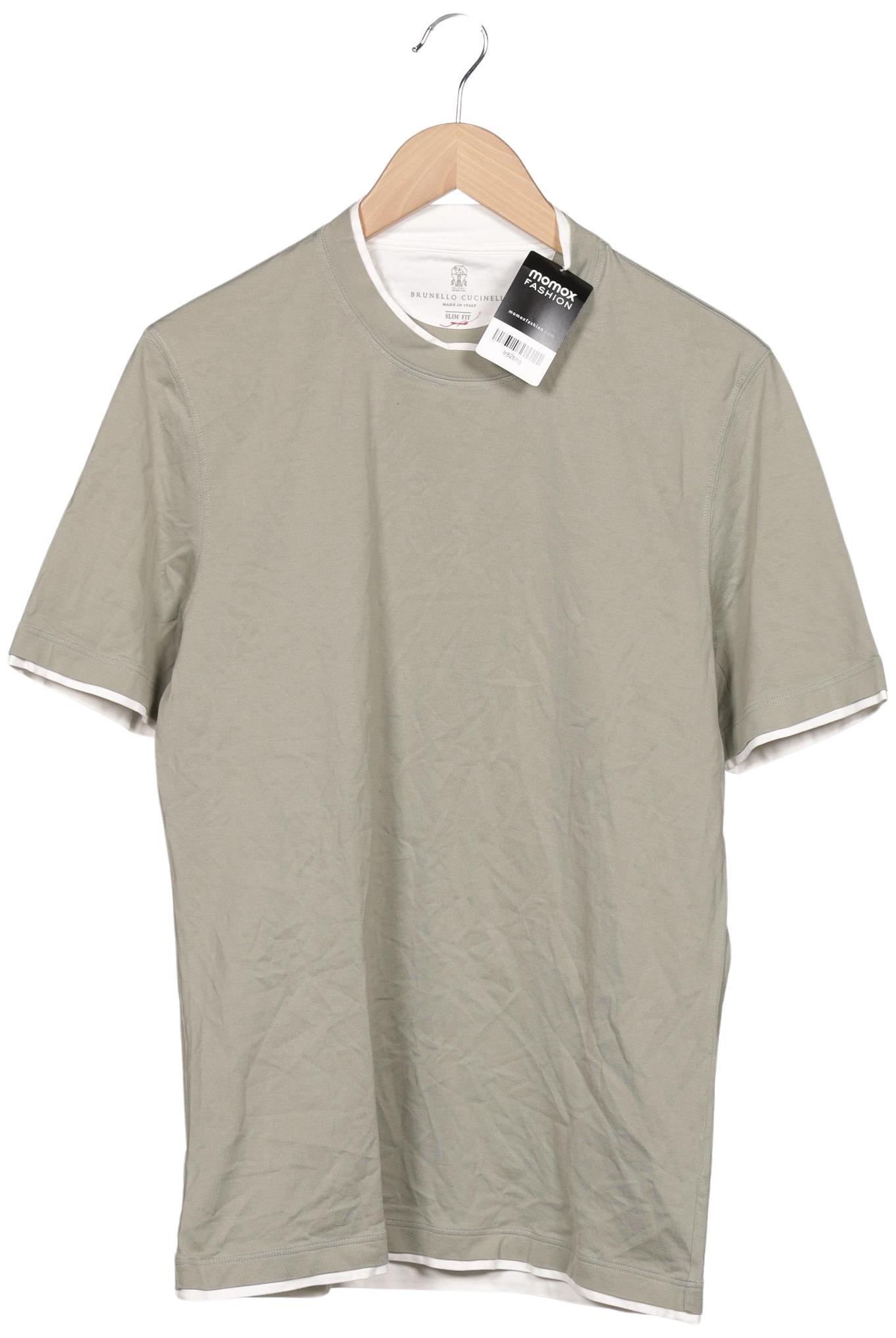 

Brunello Cucinelli Herren T-Shirt, hellgrün, Gr. 48