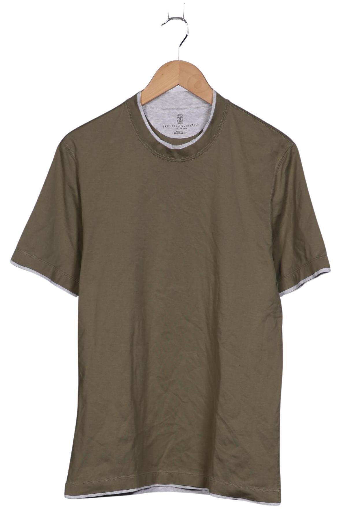 

Brunello Cucinelli Herren T-Shirt, grün, Gr. 50