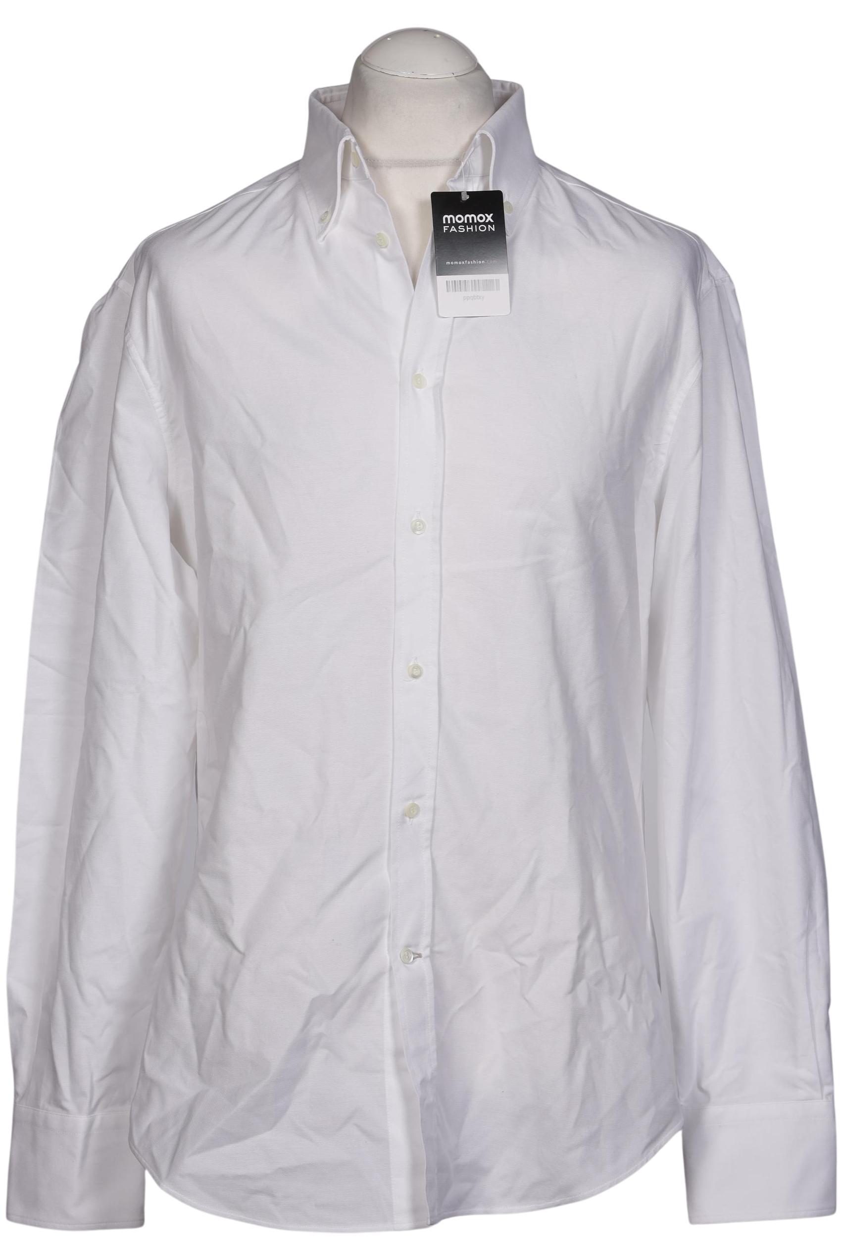 

Brunello Cucinelli Herren Hemd, weiß, Gr. 54