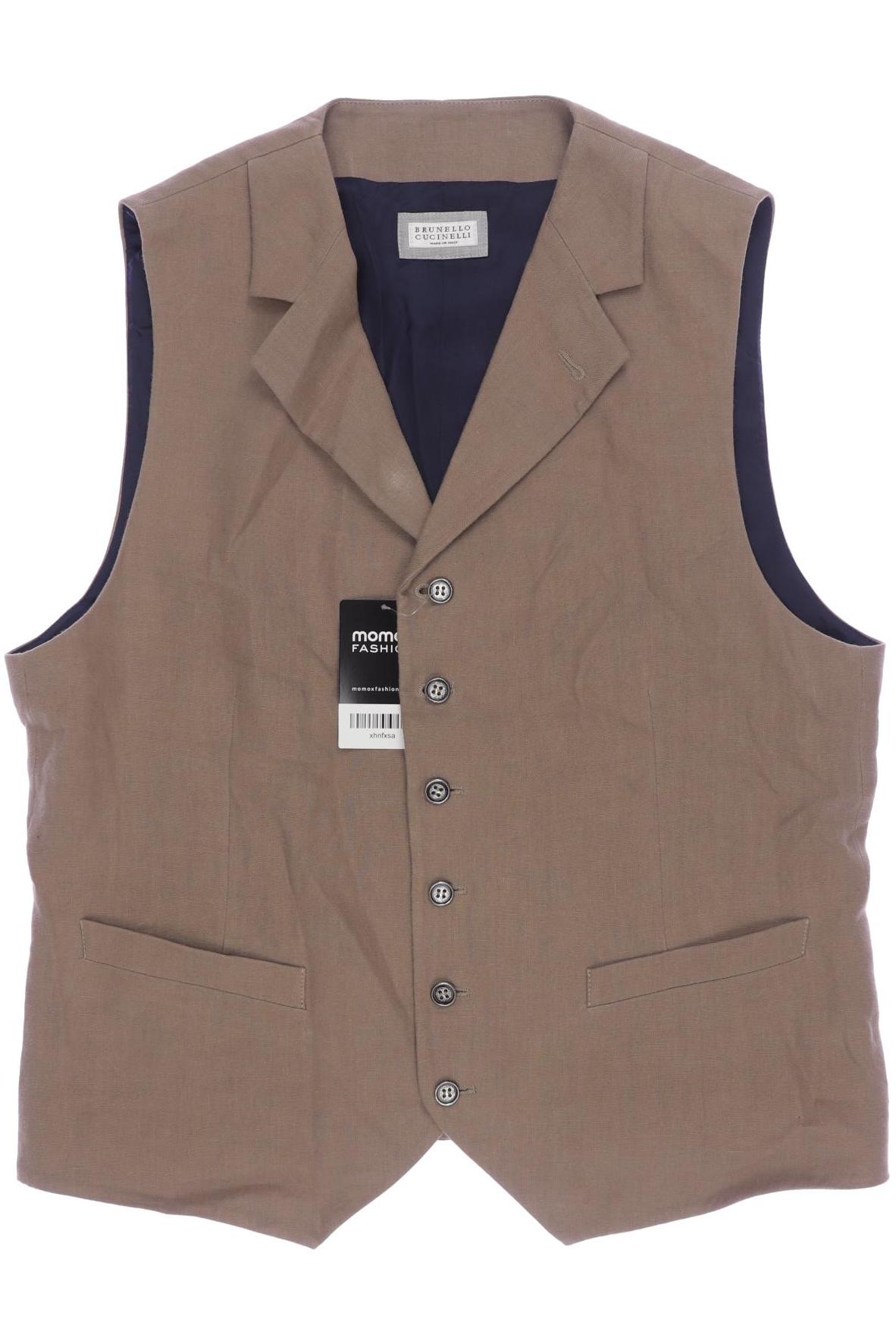 

Brunello Cucinelli Herren Weste, braun, Gr. 48