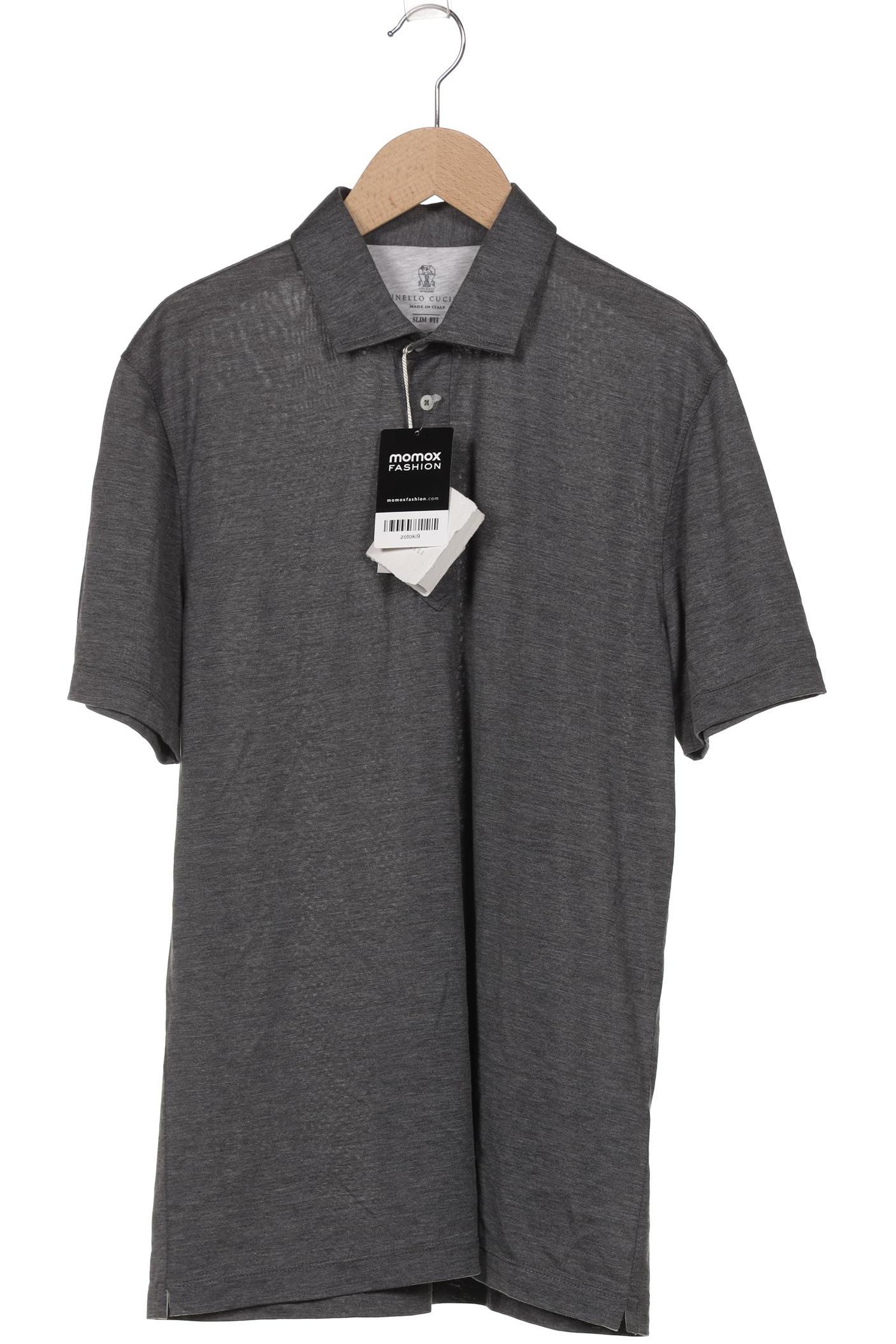 

Brunello Cucinelli Herren Poloshirt, grau, Gr. 48