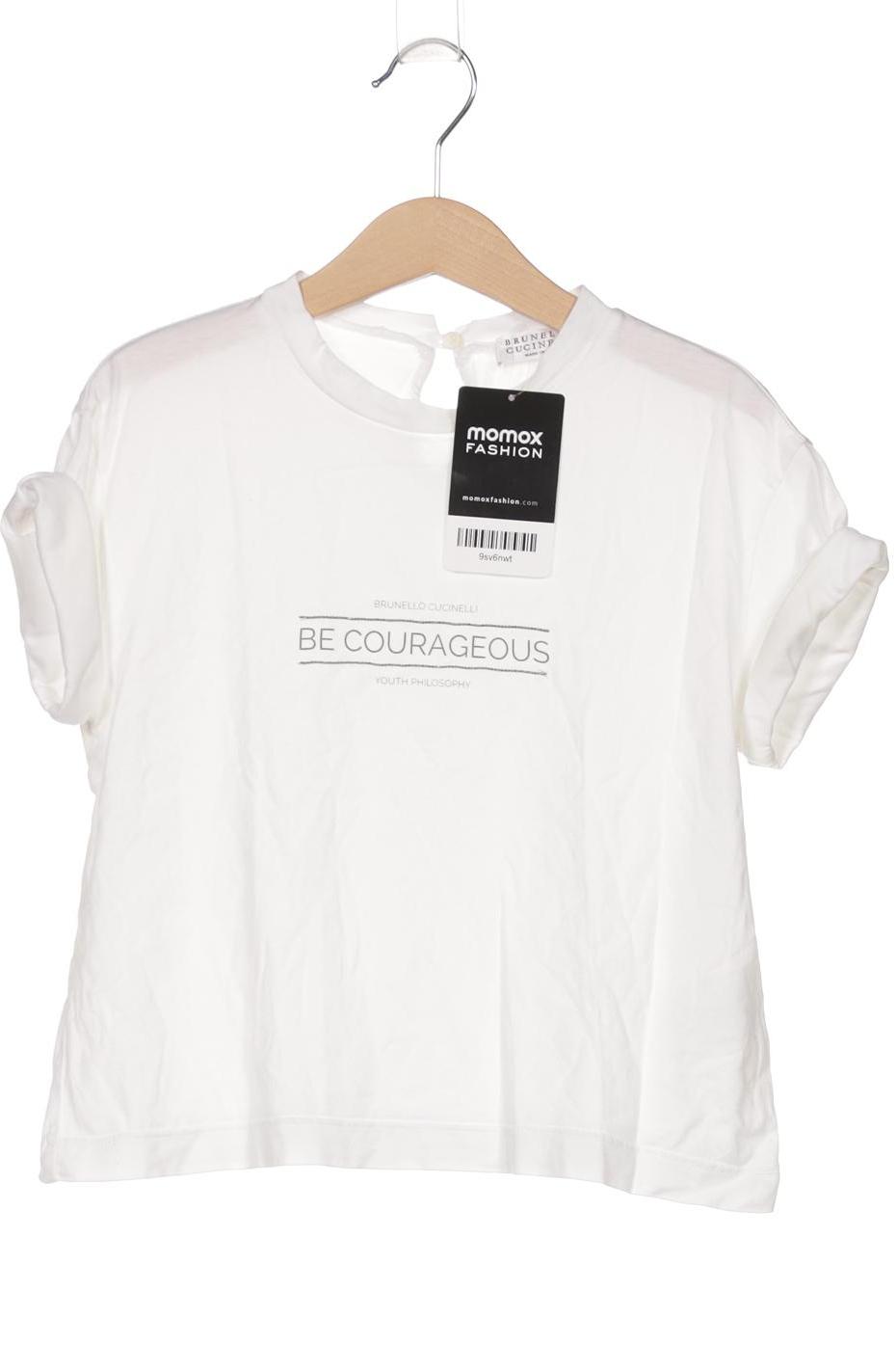 

Brunello Cucinelli Damen T-Shirt, weiß, Gr. 116