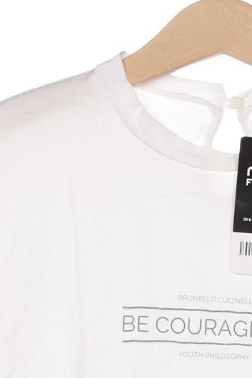 Thumbnail - Brunello Cucinelli Mädchen T-Shirt, weiß, Gr. 116