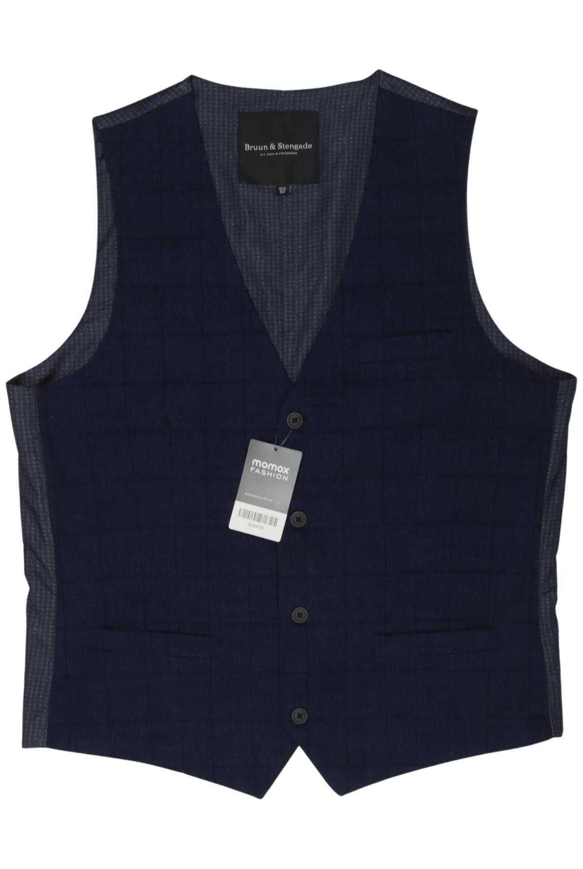 Thumbnail - Bruun &amp; Stengade Herren Weste, marineblau, Gr. 52