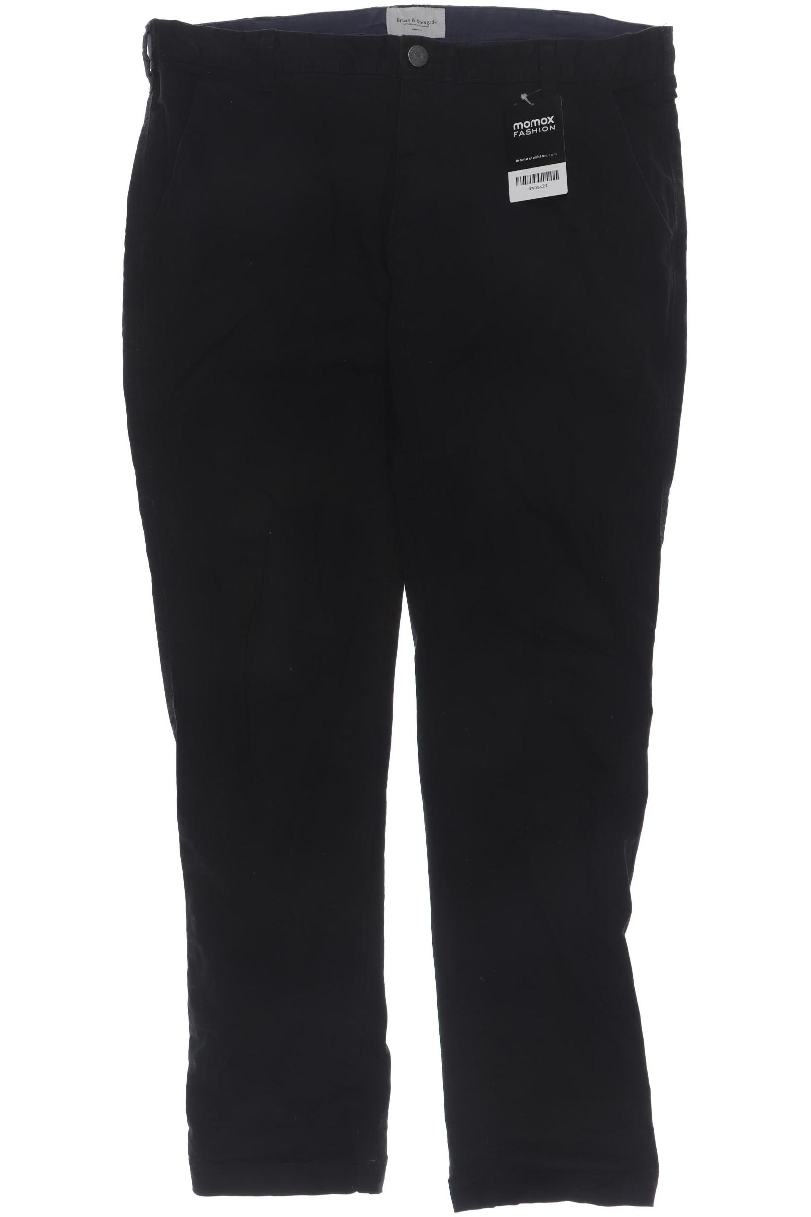 

Bruun & Stengade Herren Stoffhose, schwarz, Gr. 36