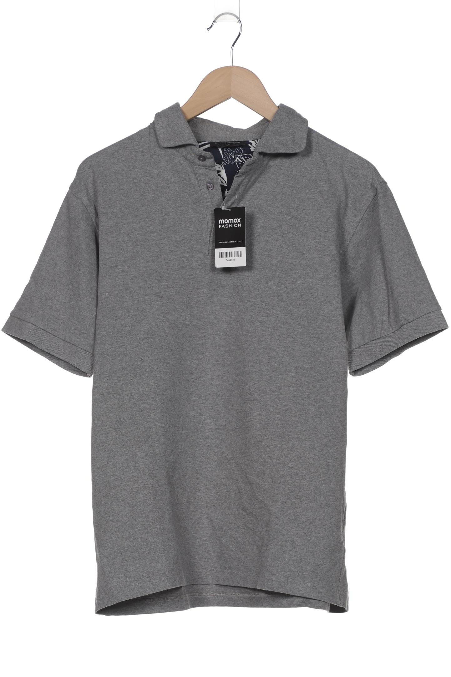

Bruun & Stengade Herren Poloshirt, grau, Gr. 52