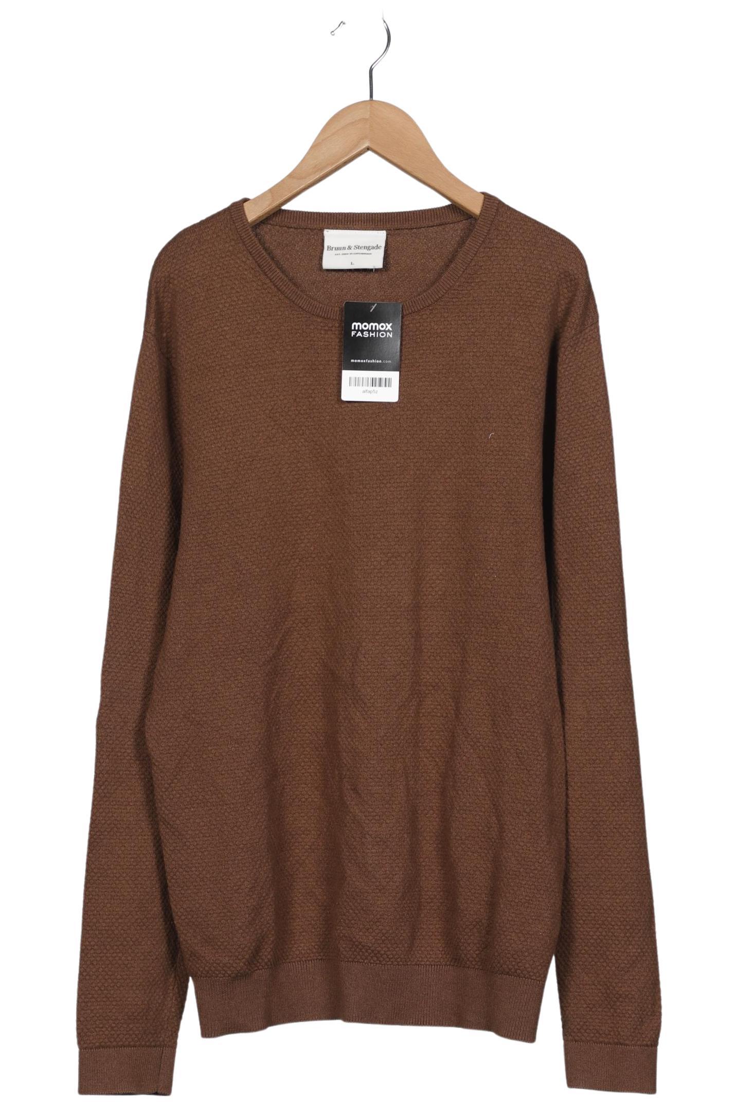 Thumbnail - Bruun &amp; Stengade Herren Pullover, braun, Gr. 52