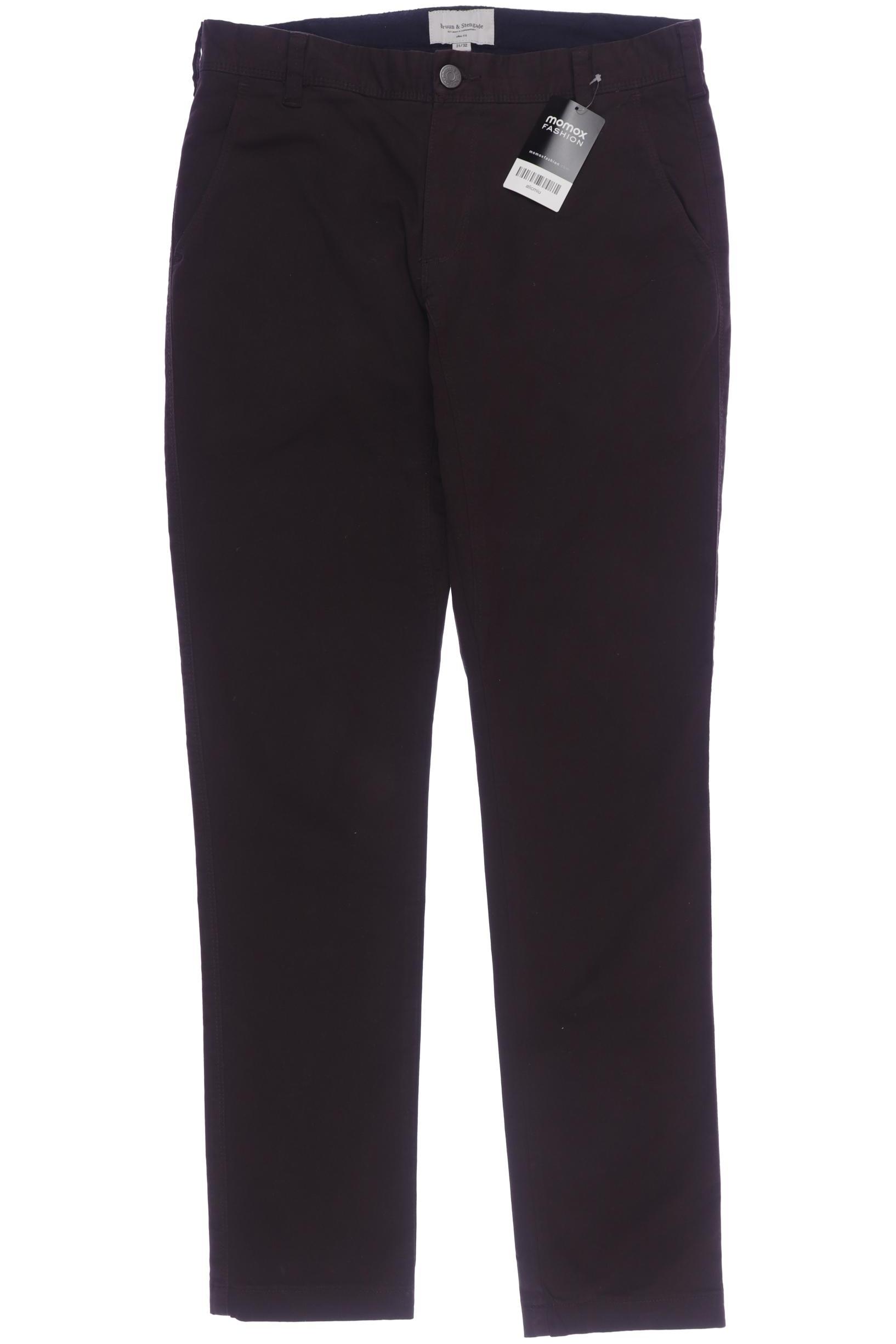

Bruun & Stengade Herren Stoffhose, braun, Gr. 31