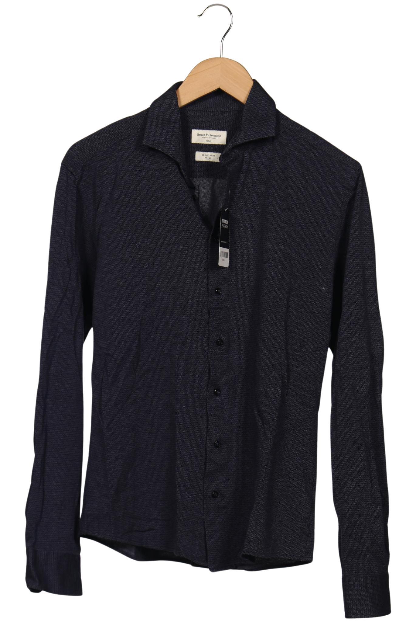 

Bruun & Stengade Herren Hemd, marineblau, Gr. 48