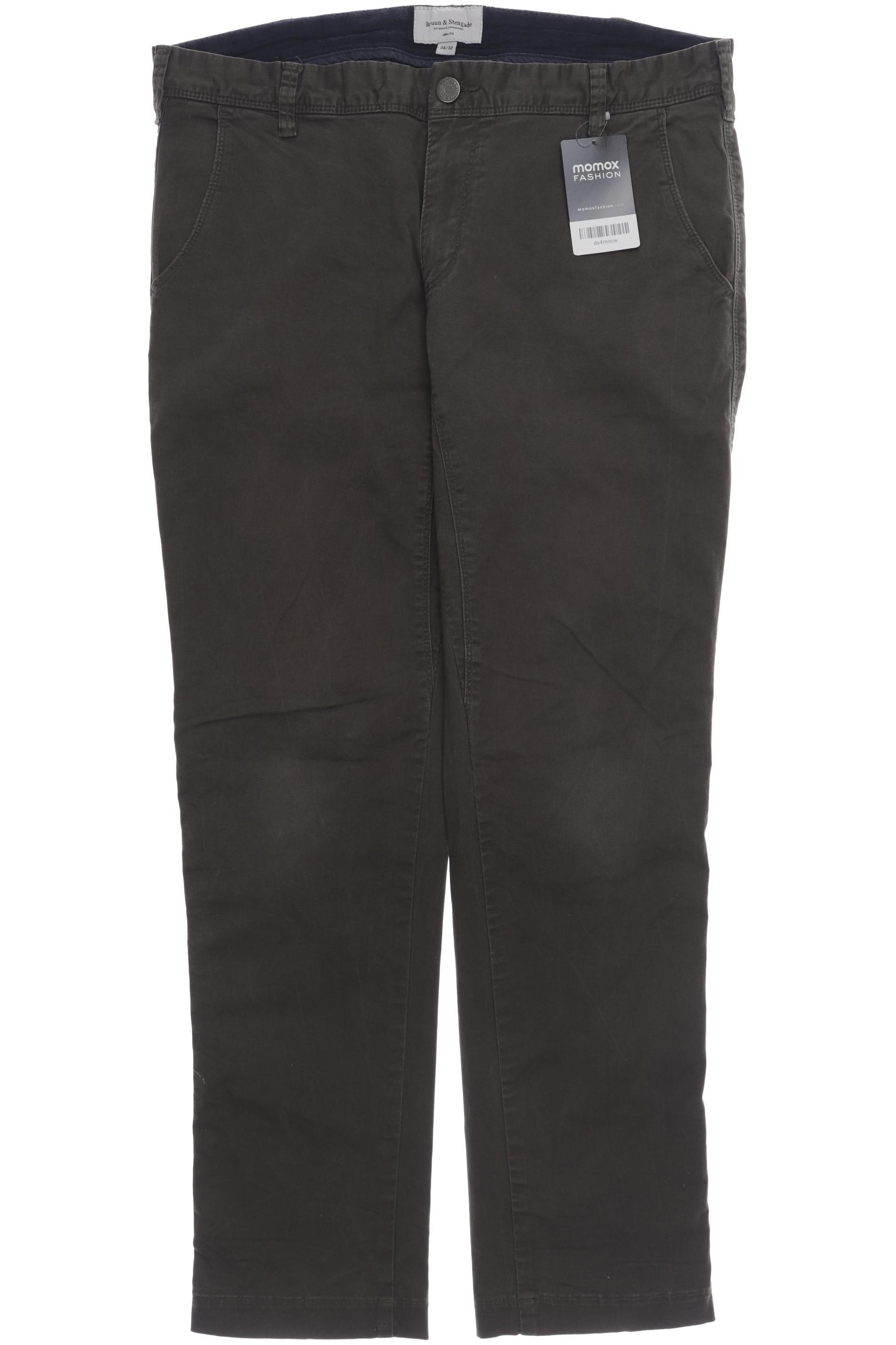 

Bruun & Stengade Herren Stoffhose, grün