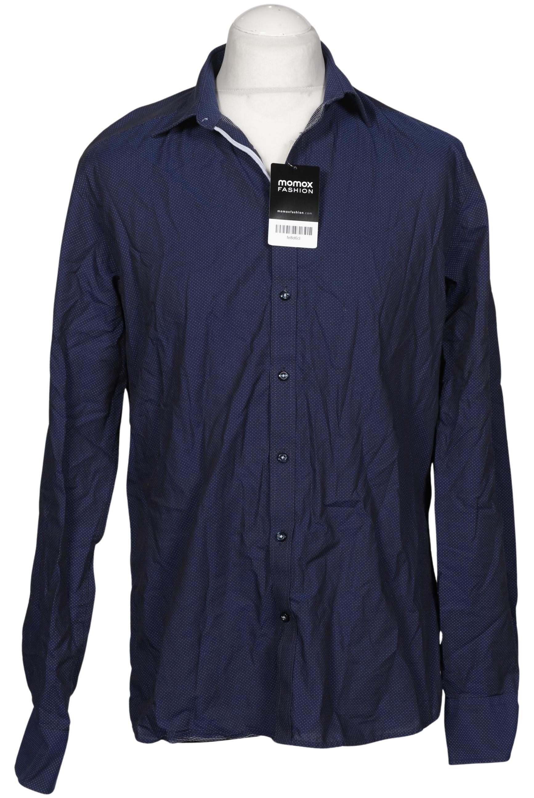 

Bruun & Stengade Herren Hemd, marineblau, Gr. 52