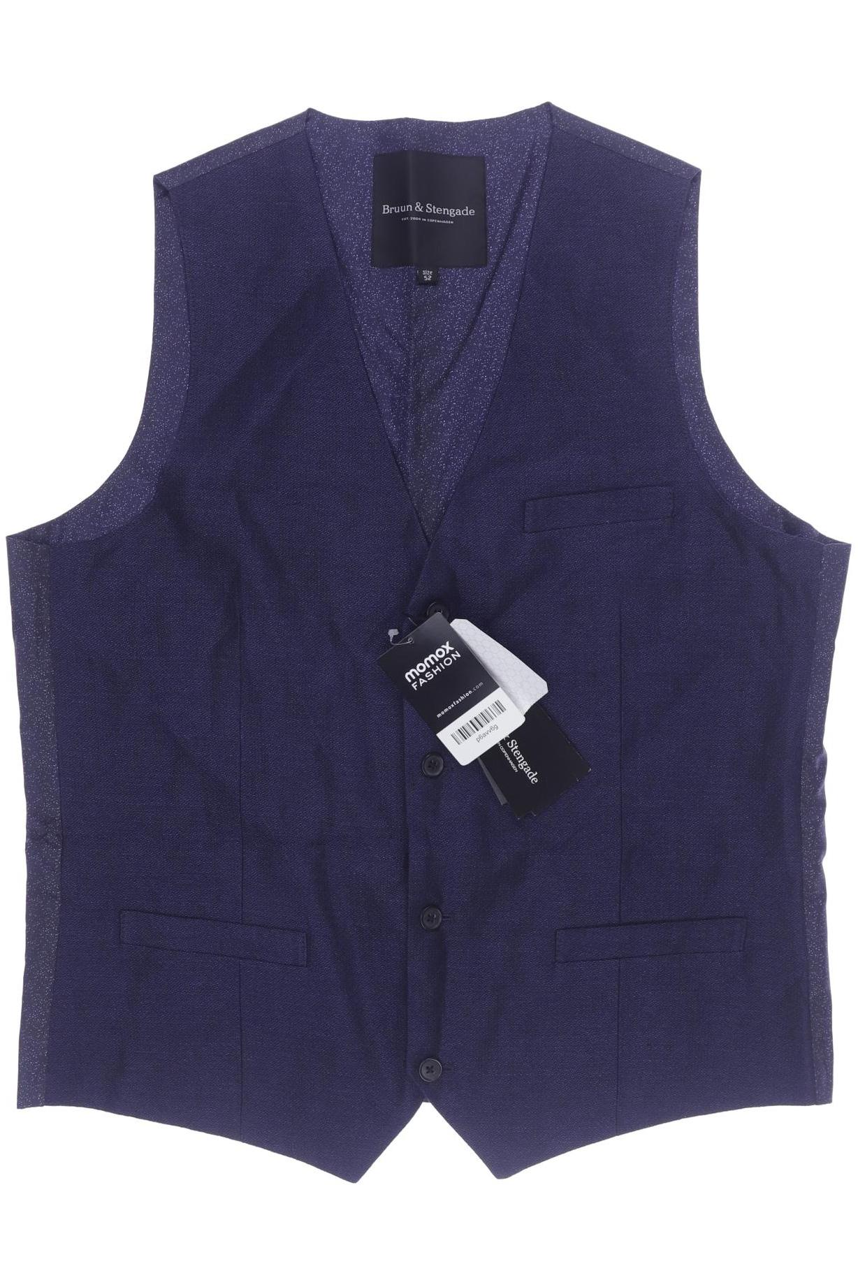 

Bruun & Stengade Herren Weste, marineblau, Gr. 52