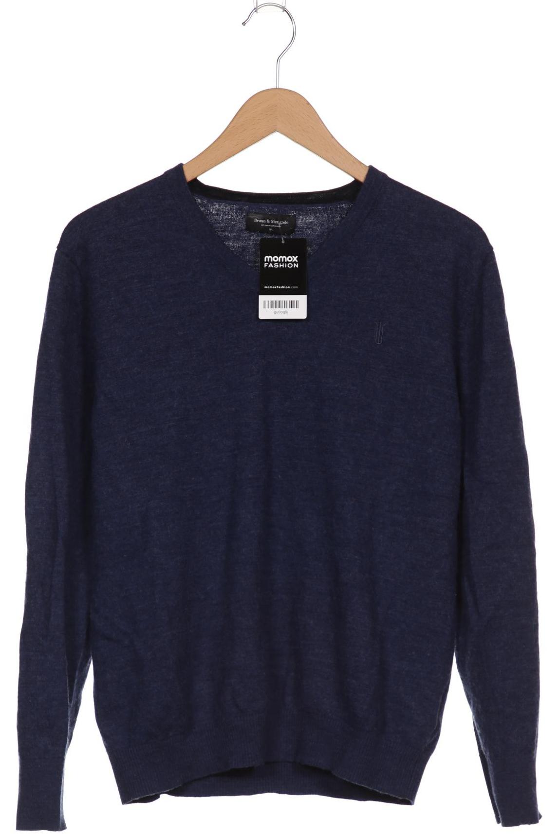 

Bruun & Stengade Herren Pullover, marineblau