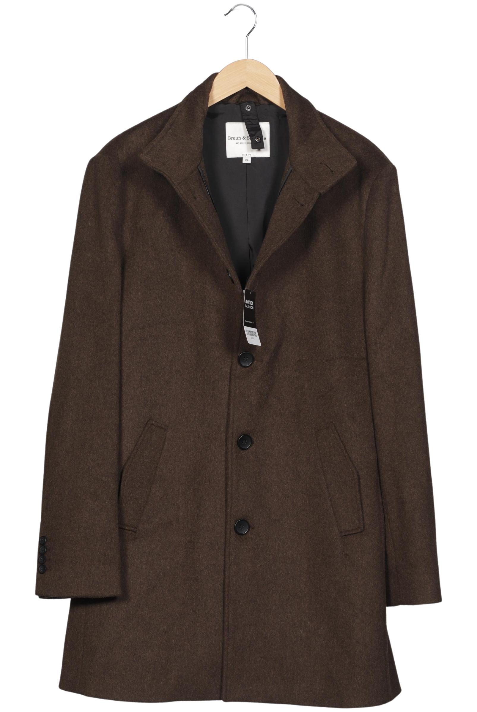 

Bruun & Stengade Herren Mantel, braun, Gr. 54