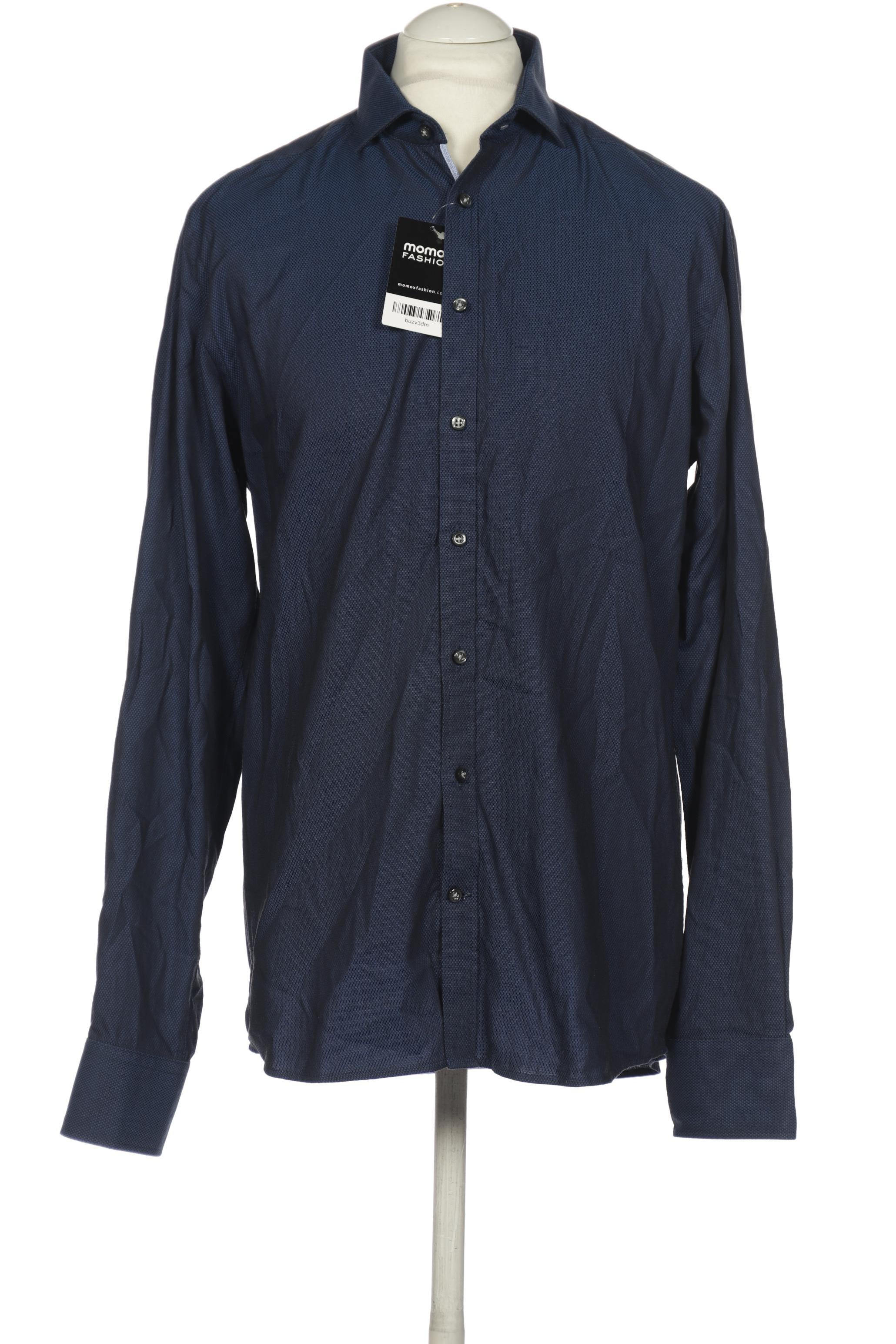 

Bruun & Stengade Herren Hemd, marineblau, Gr. 52