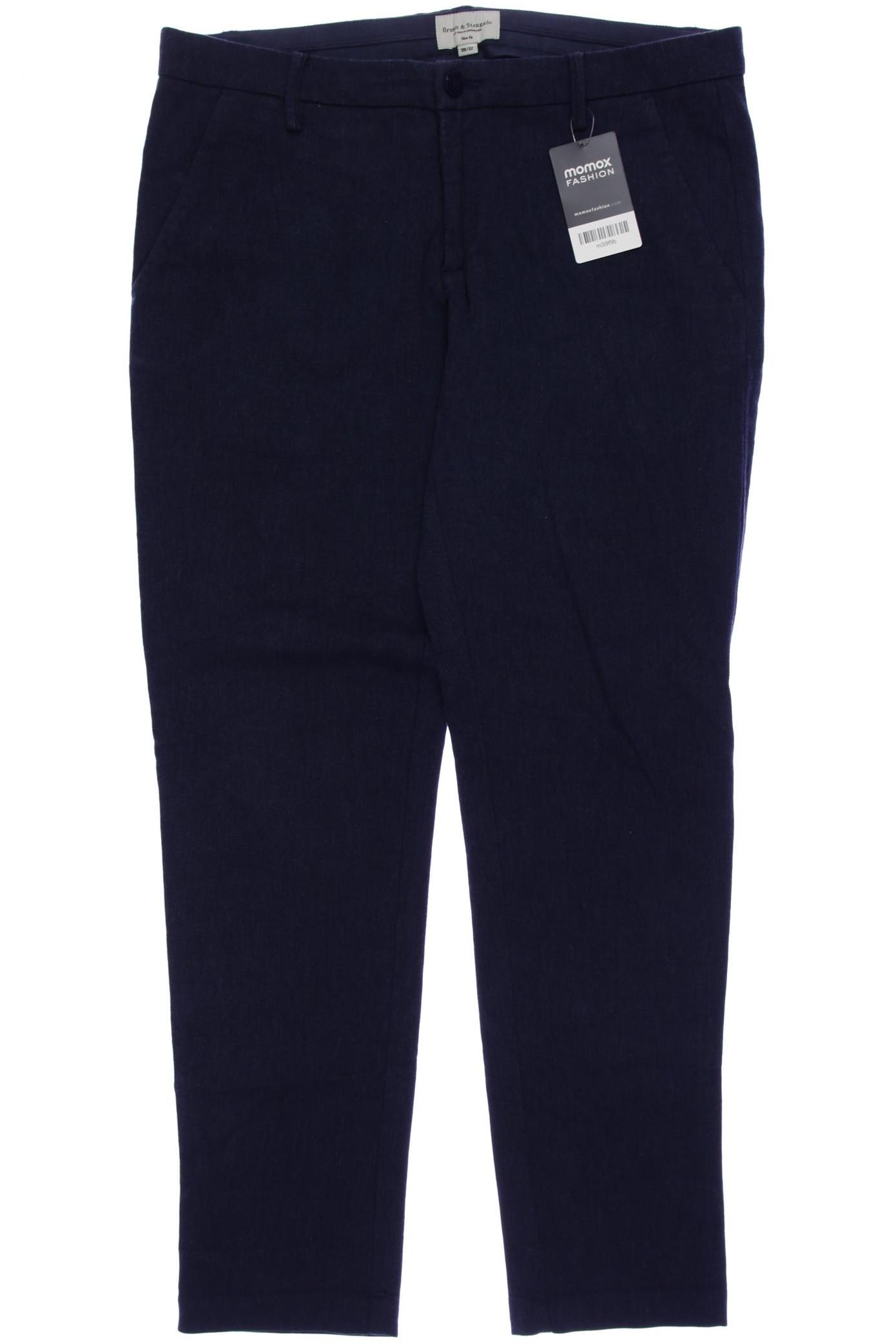 

Bruun & Stengade Herren Stoffhose, marineblau, Gr. 33