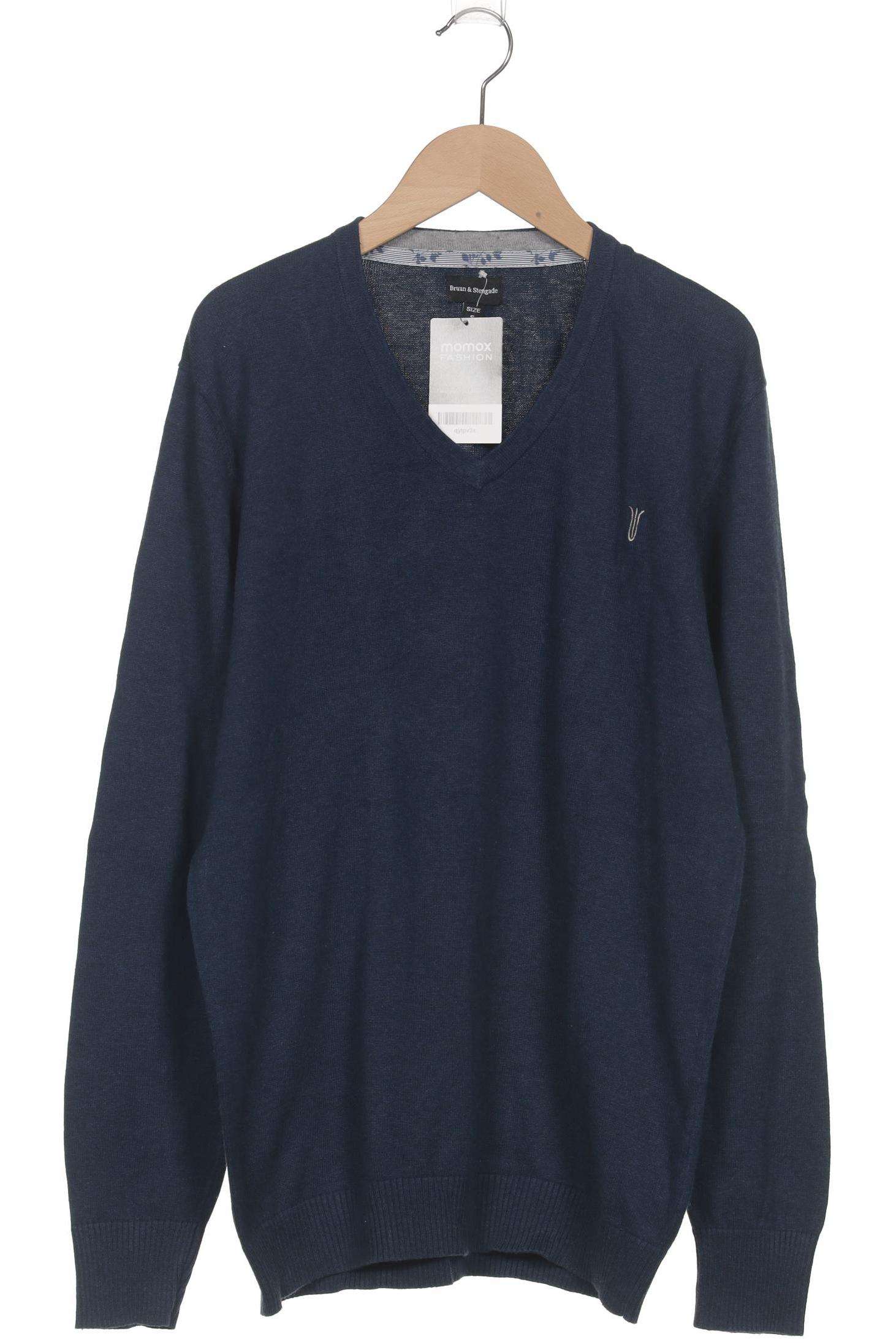 Thumbnail - Bruun &amp; Stengade Herren Pullover, marineblau, Gr. 46