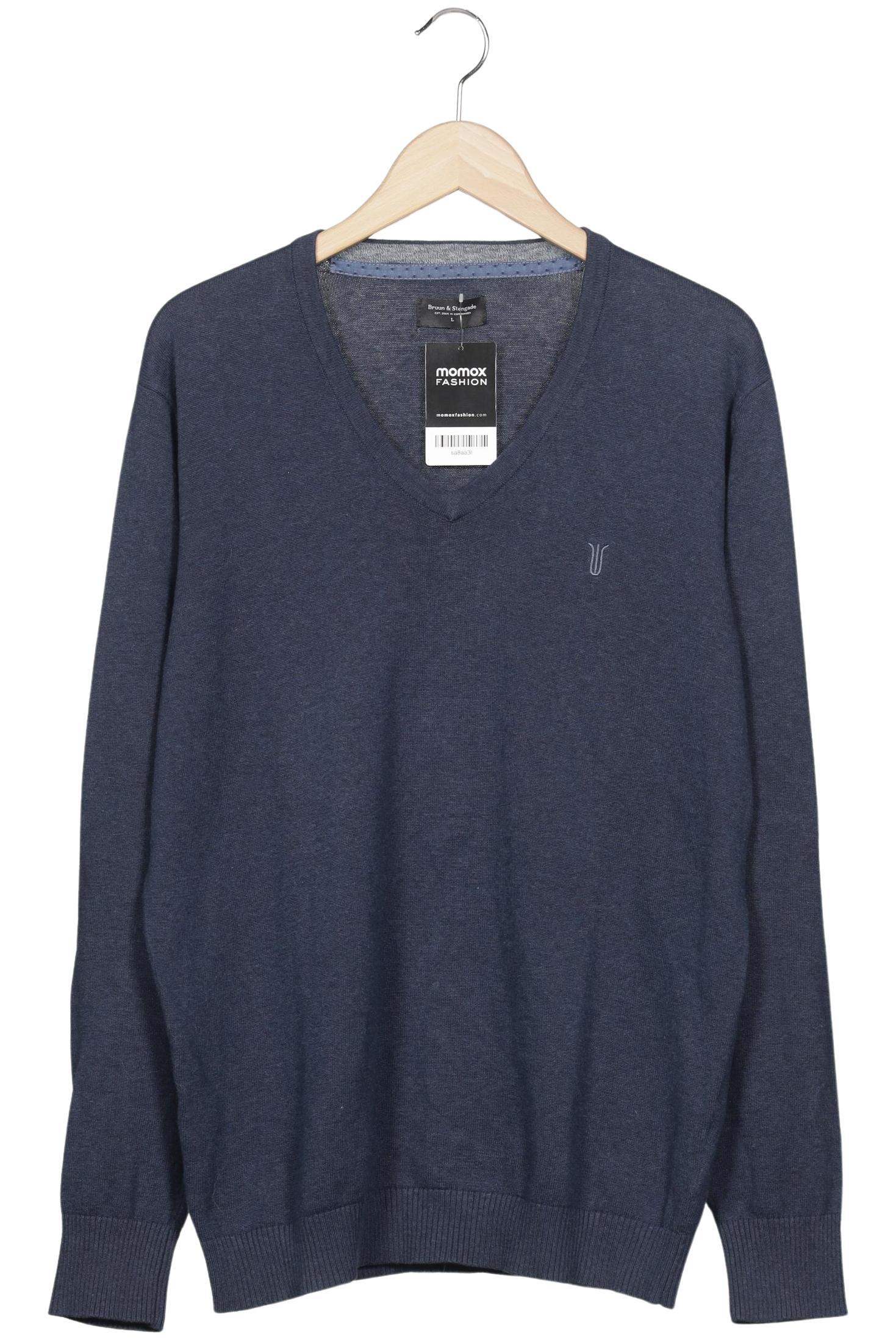 Thumbnail - Bruun &amp; Stengade Herren Pullover, marineblau, Gr. 52