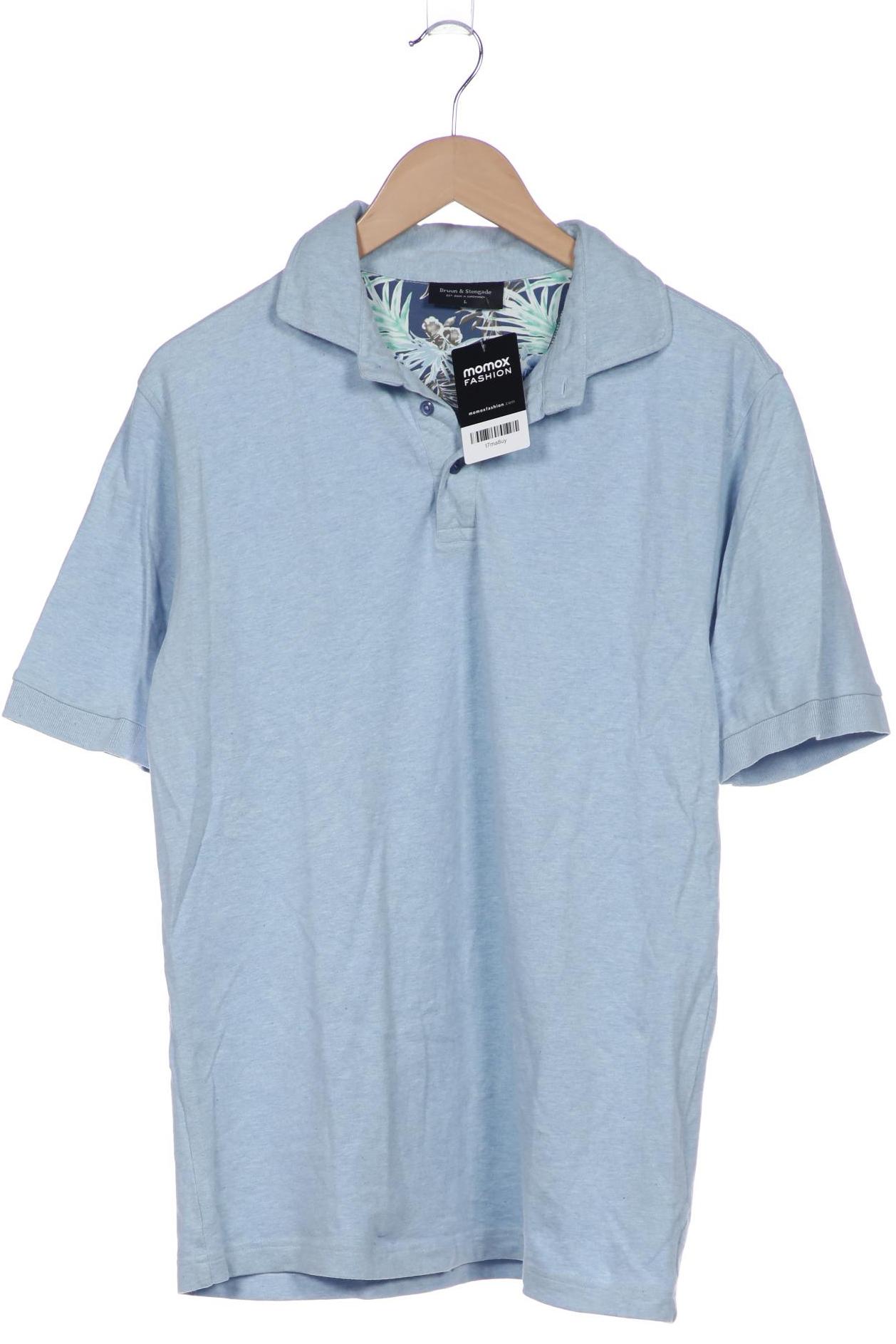 

Bruun & Stengade Herren Poloshirt, hellblau, Gr. 52