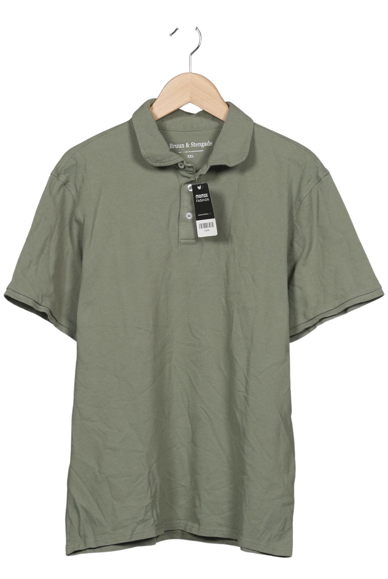 

Bruun & Stengade Herren Poloshirt, grün, Gr. 56