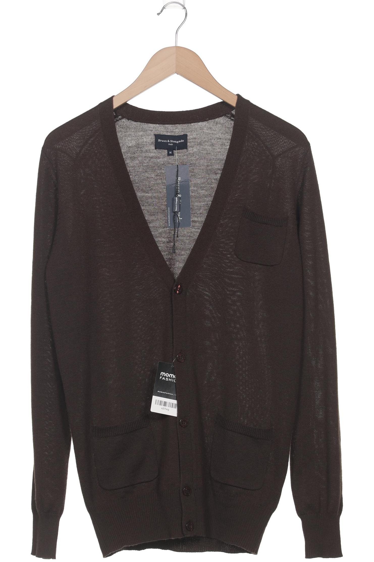 

Bruun & Stengade Herren Strickjacke, braun, Gr. 48