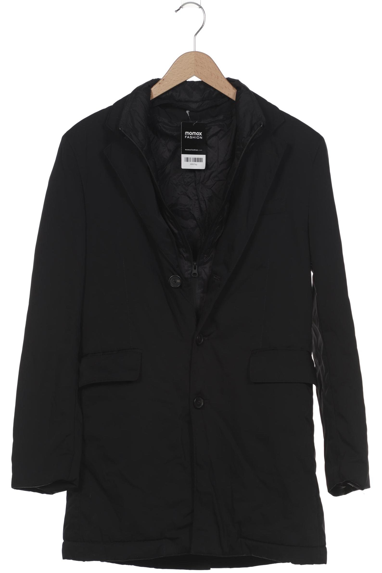 

Bruun & Stengade Herren Mantel, schwarz, Gr. 52