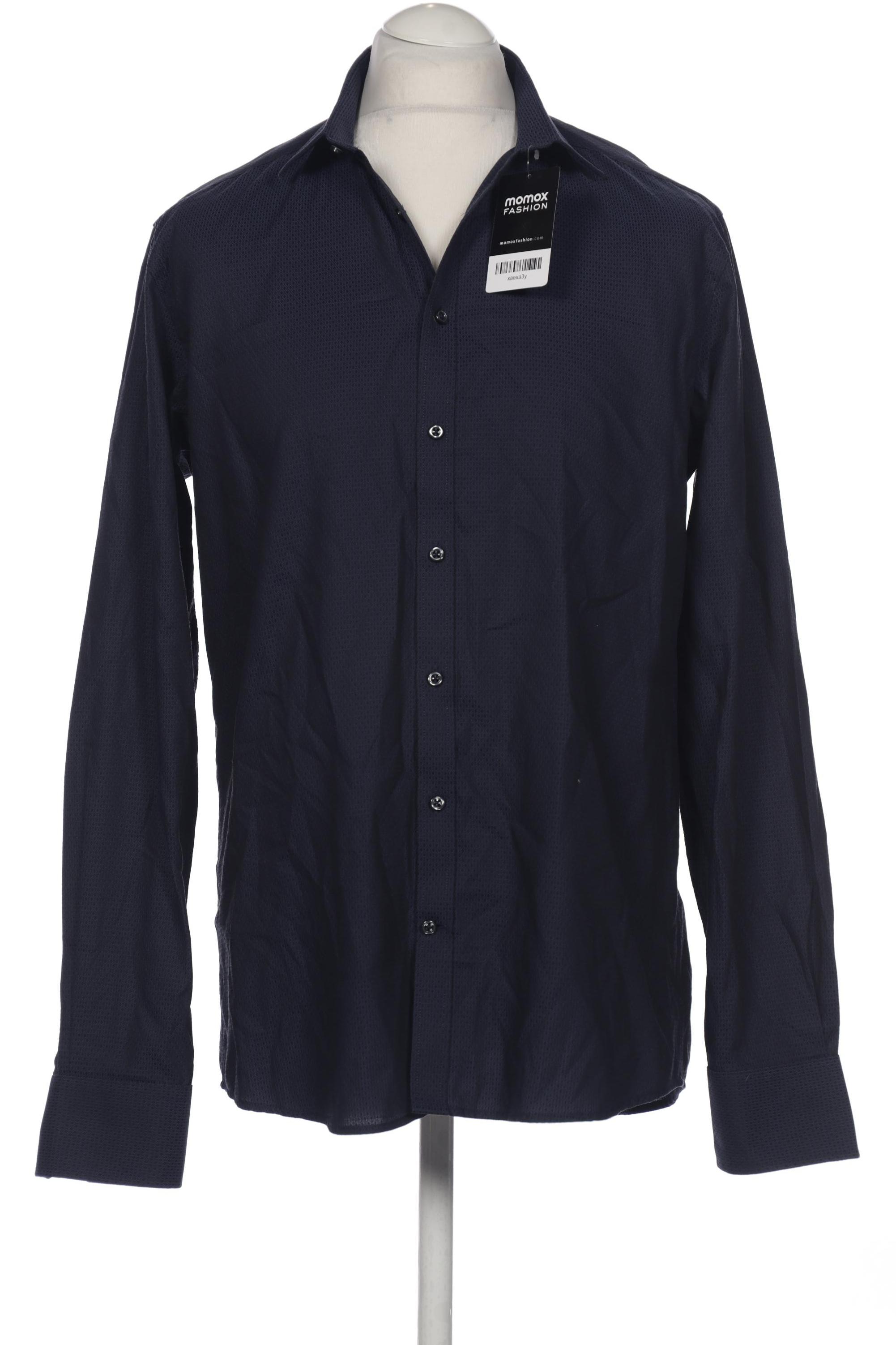 

Bruun & Stengade Herren Hemd, marineblau, Gr. 52