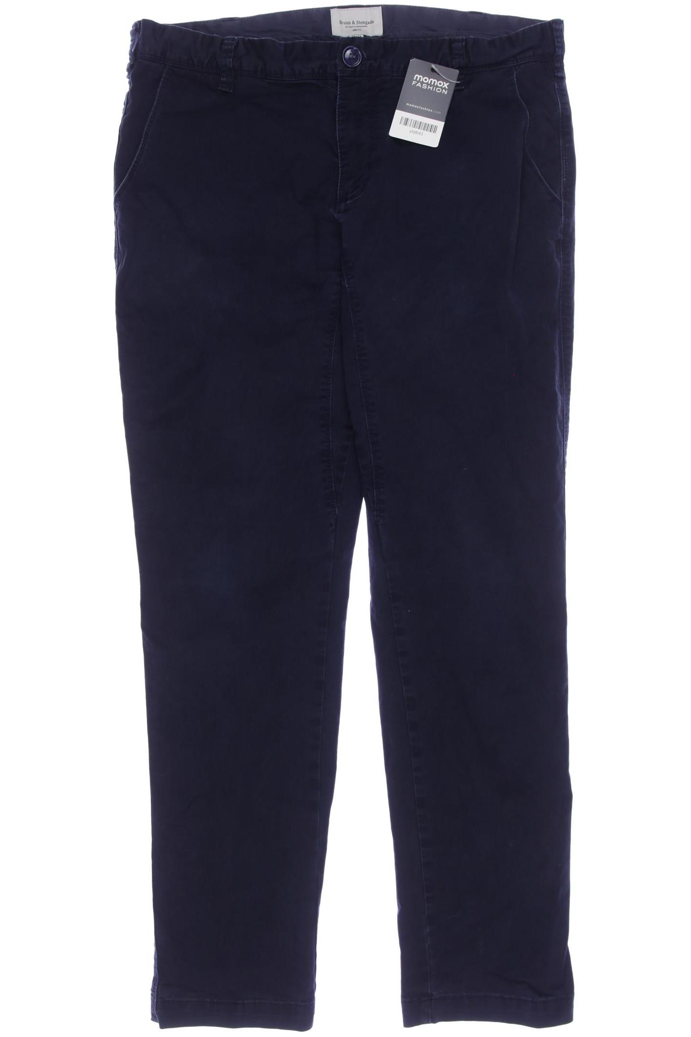 

Bruun & Stengade Herren Stoffhose, marineblau, Gr. 34