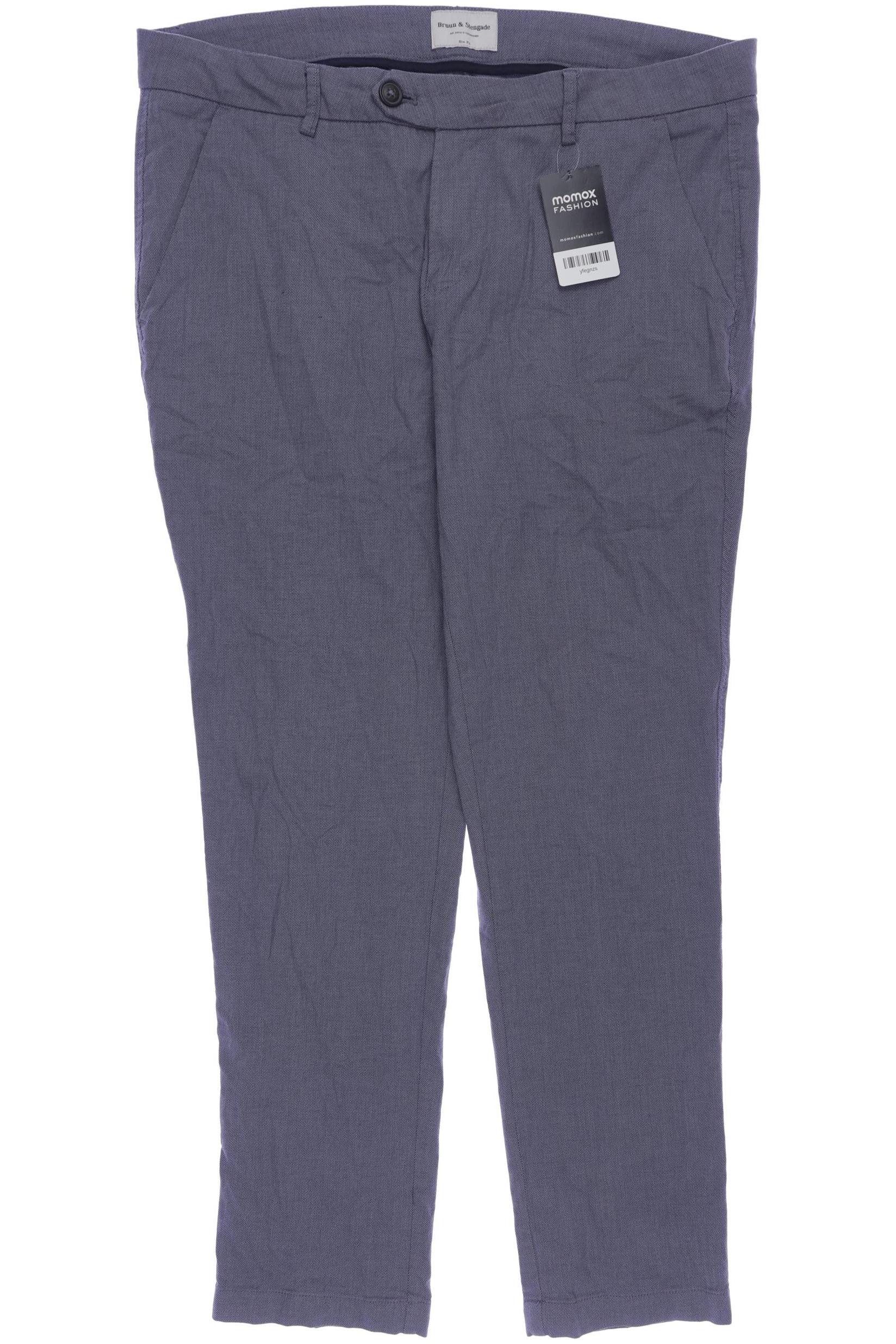 

Bruun & Stengade Herren Stoffhose, blau, Gr. 36