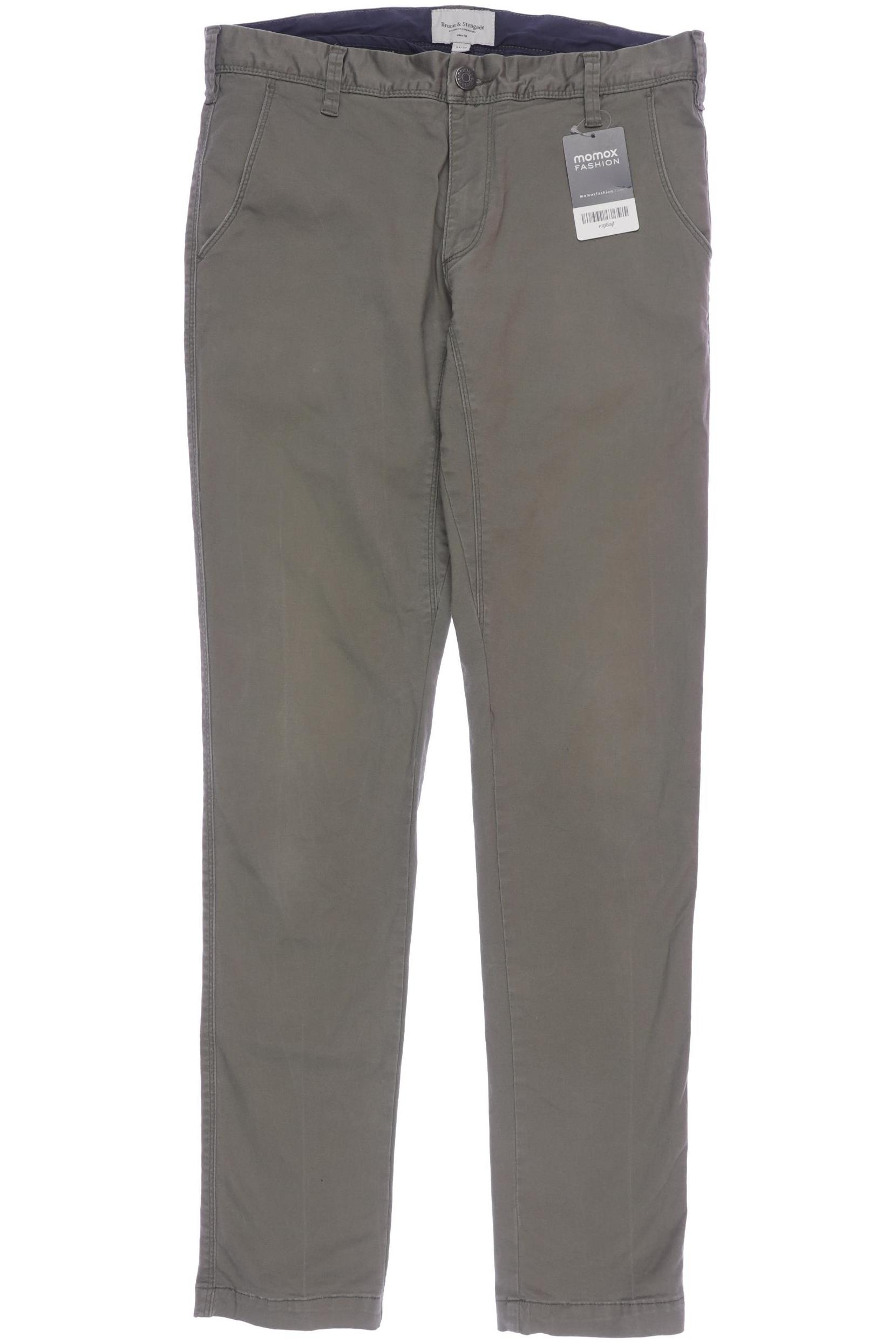 Thumbnail - Bruun &amp; Stengade Herren Stoffhose, grün, Gr. 31