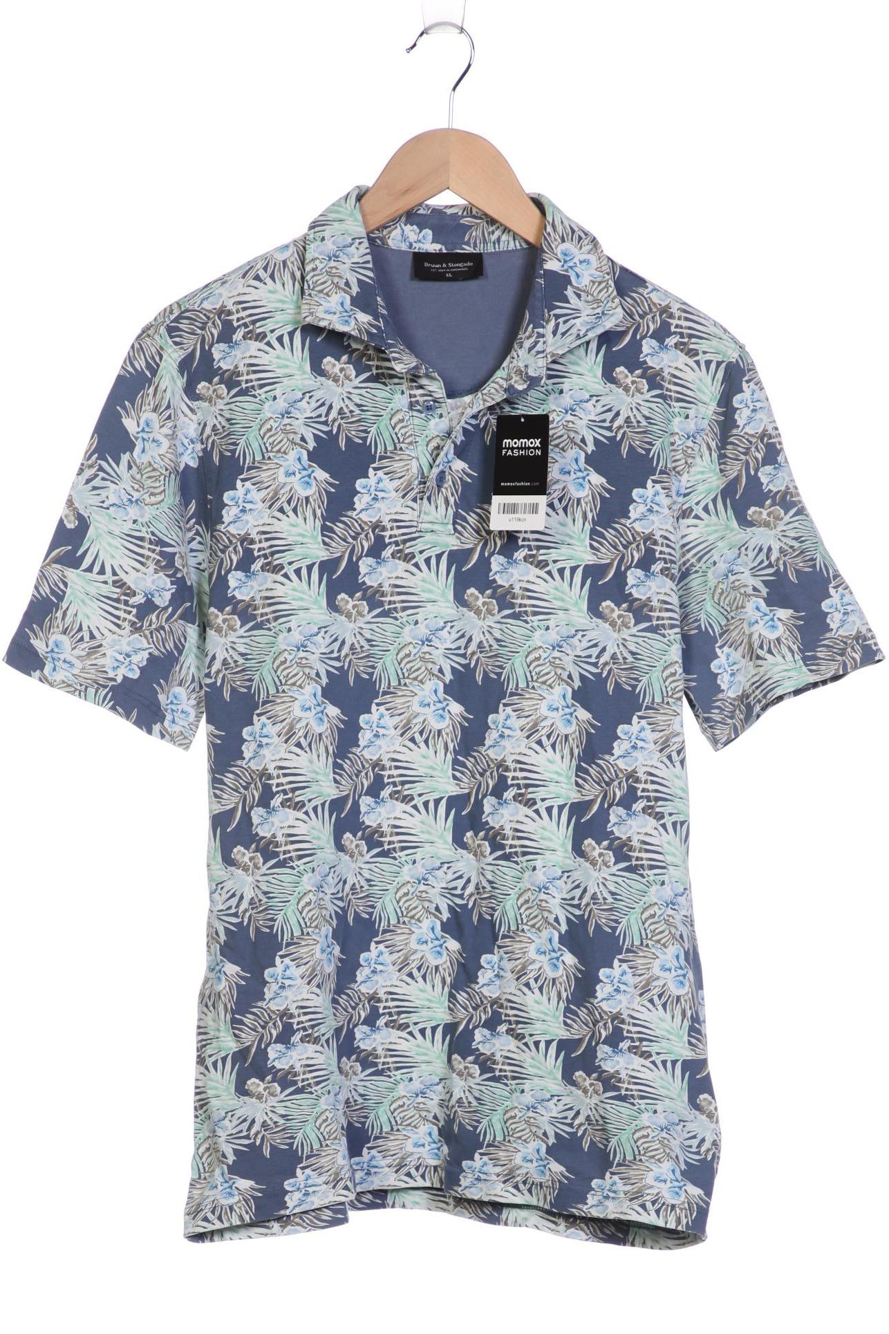 

Bruun & Stengade Herren Poloshirt, blau, Gr. 54