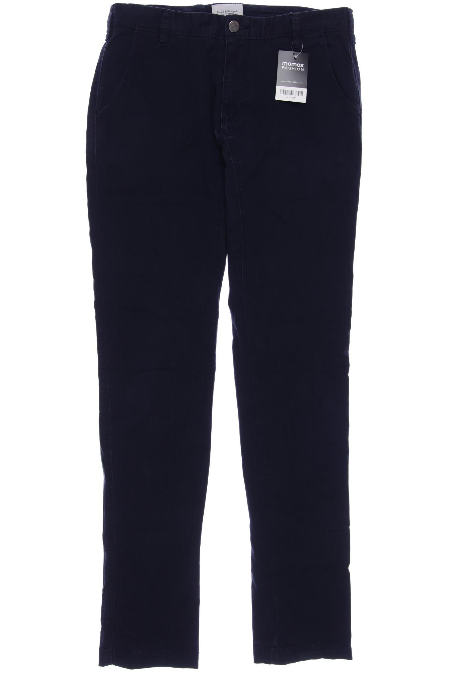 

Bruun & Stengade Herren Stoffhose, marineblau, Gr. 31