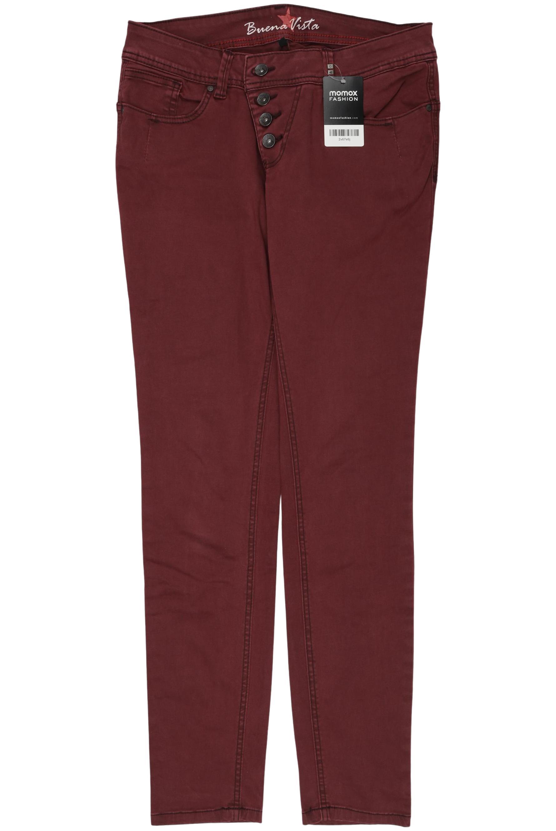 

Buena Vista Damen Jeans, bordeaux, Gr. 0