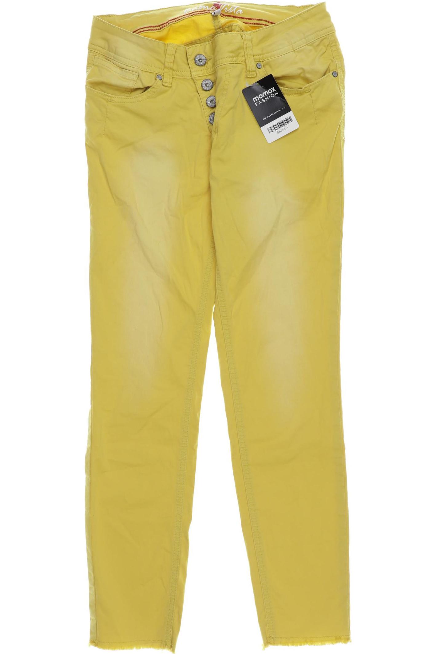 

Buena Vista Damen Jeans, gelb, Gr. 0