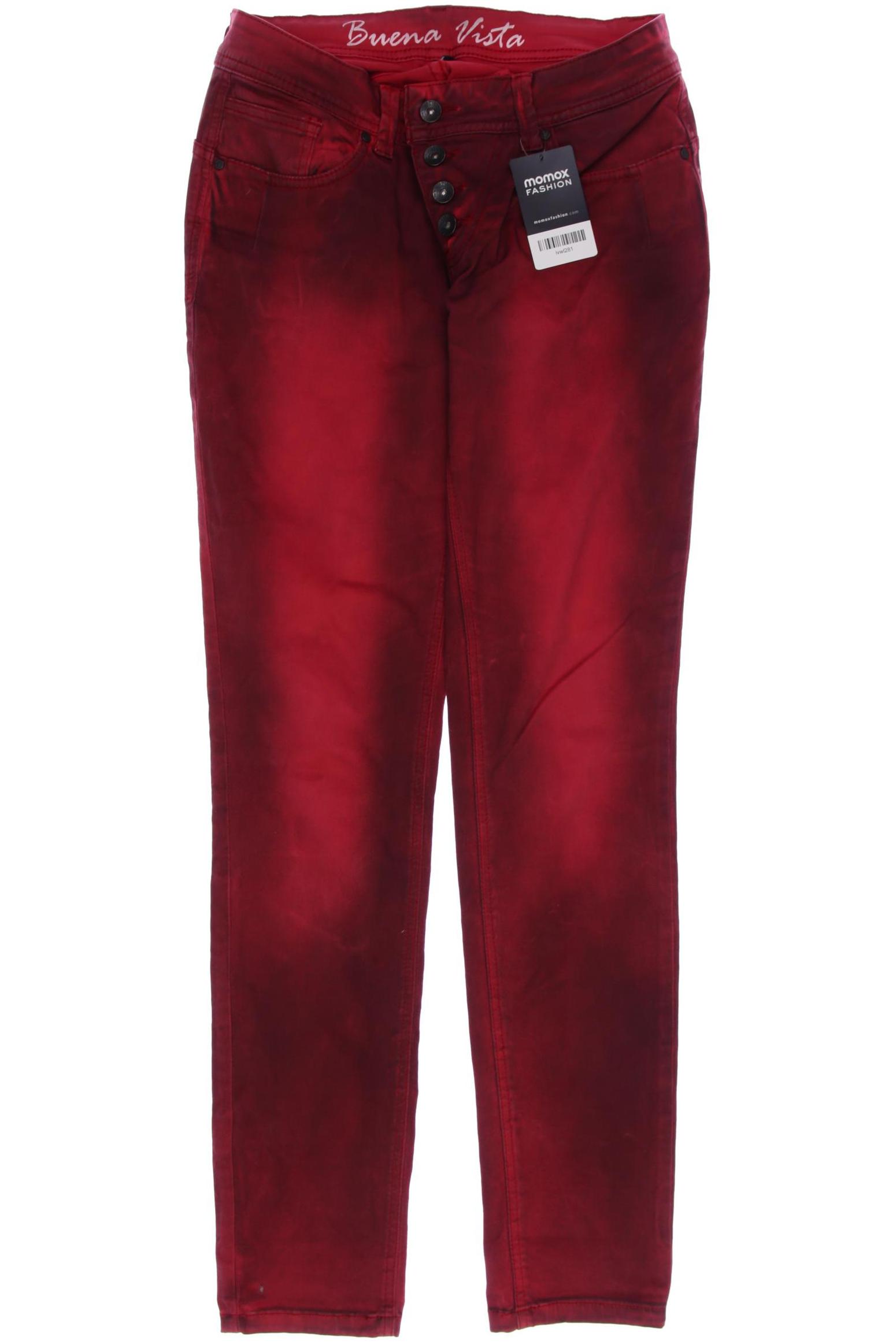 

Buena Vista Damen Jeans, bordeaux, Gr. 0