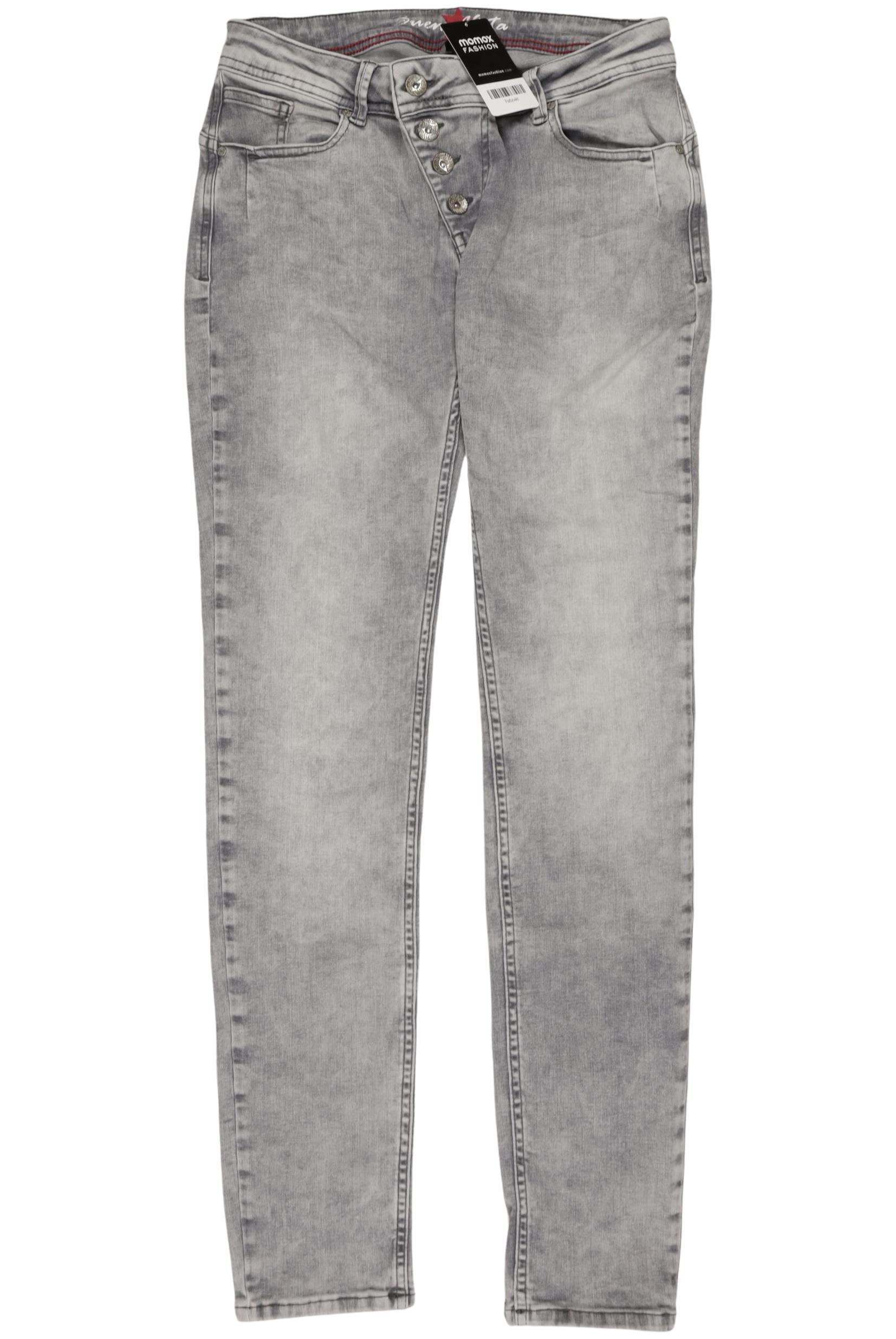 

Buena Vista Damen Jeans, grau, Gr. 0