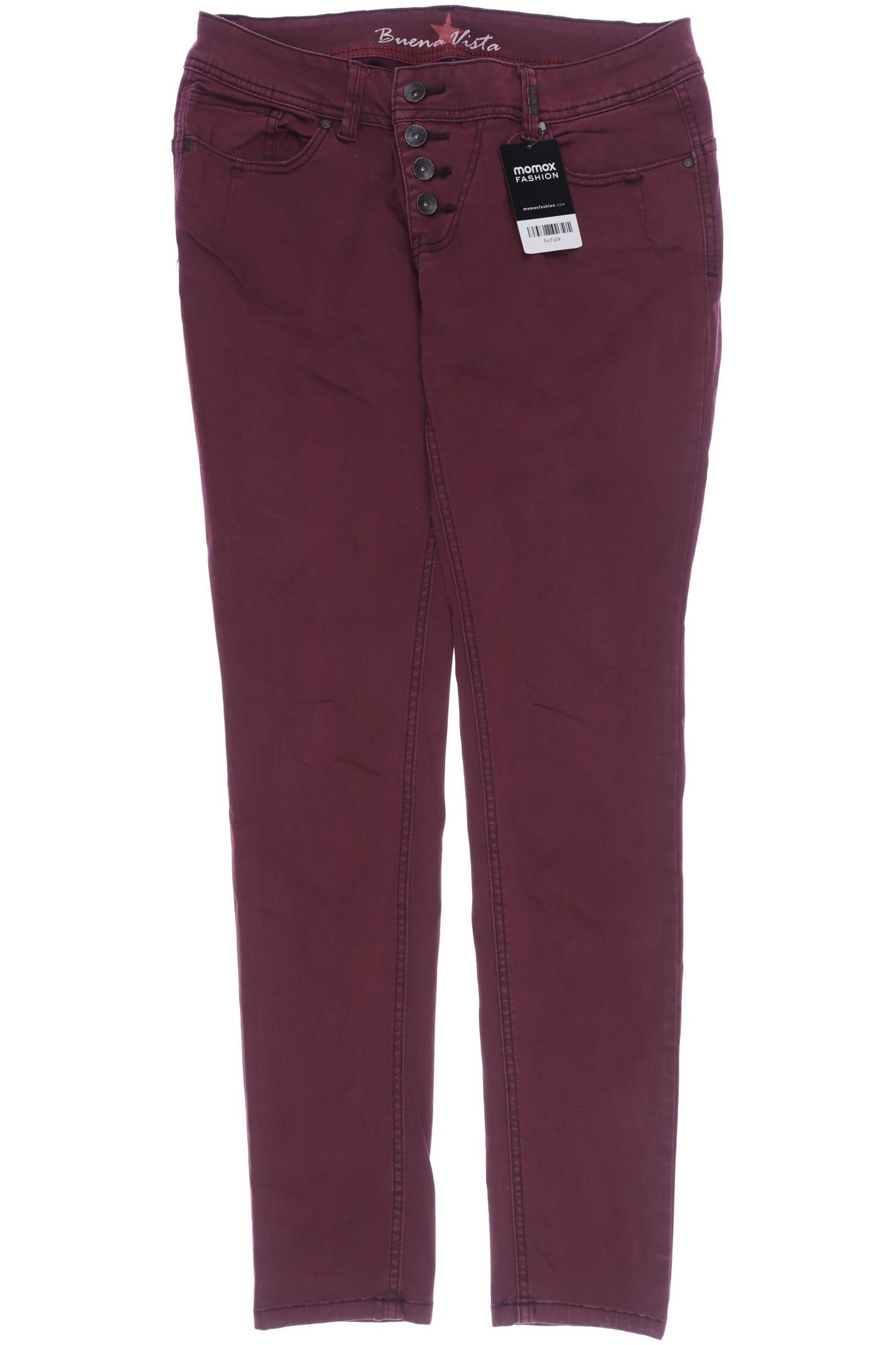 

Buena Vista Damen Jeans, bordeaux, Gr. 0