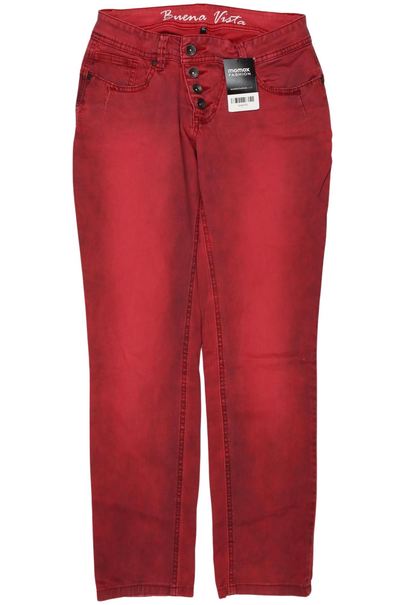 

Buena Vista Damen Jeans, rot, Gr. 0