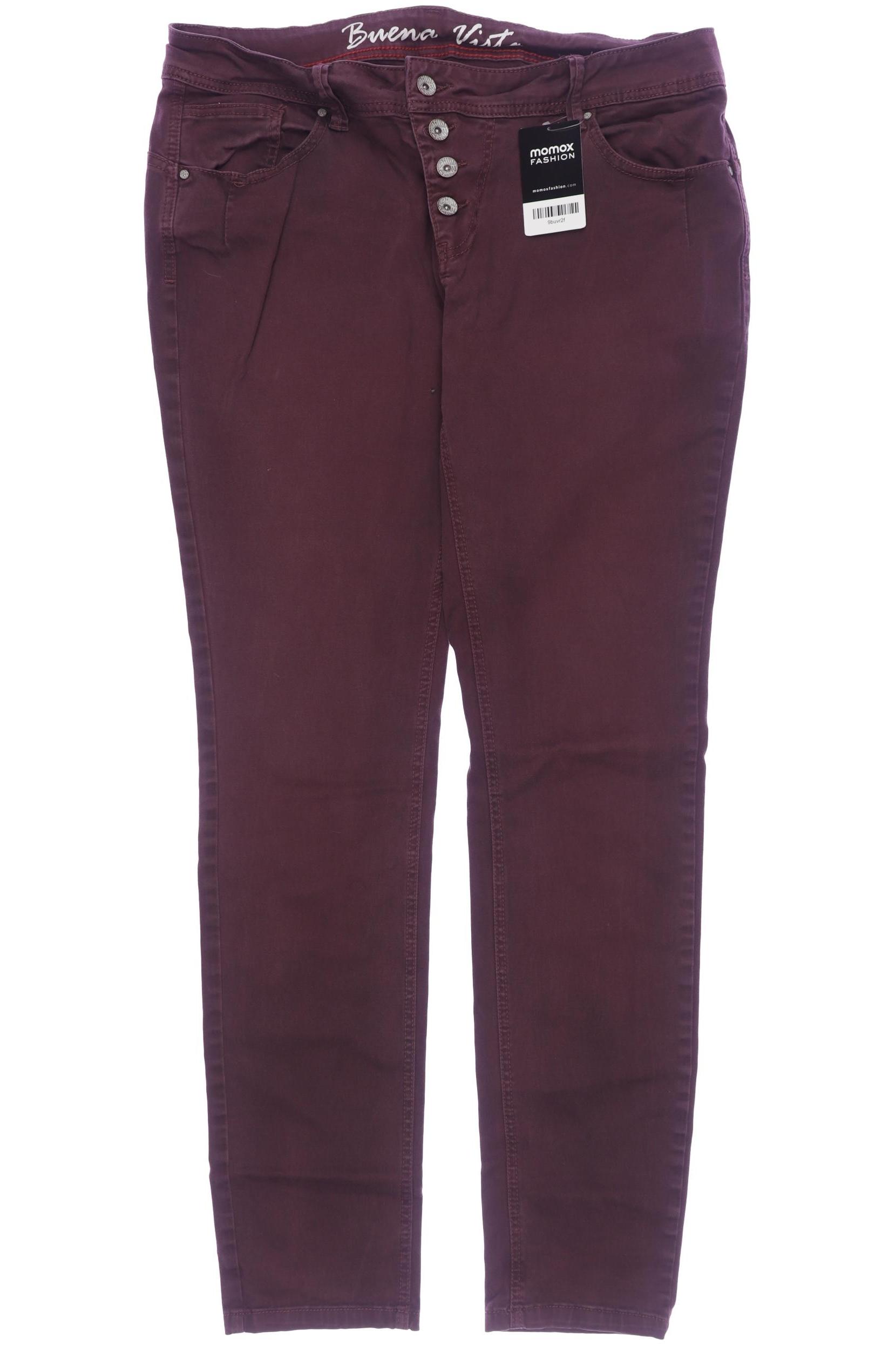 

Buena Vista Damen Jeans, bordeaux, Gr. 0