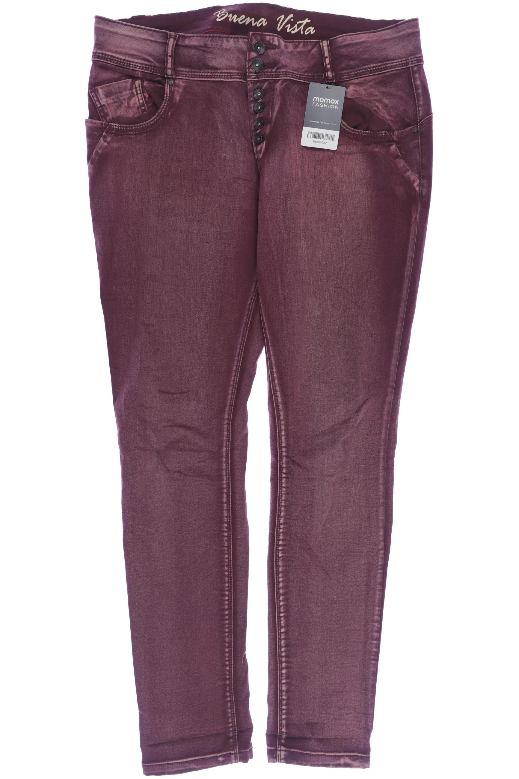 

Buena Vista Damen Jeans, bordeaux, Gr. 0