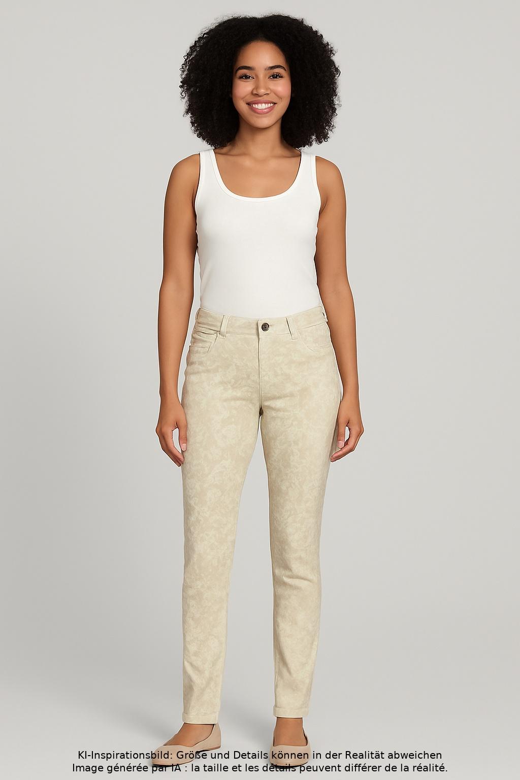 

Buena Vista Damen Stoffhose, beige, Gr. 0