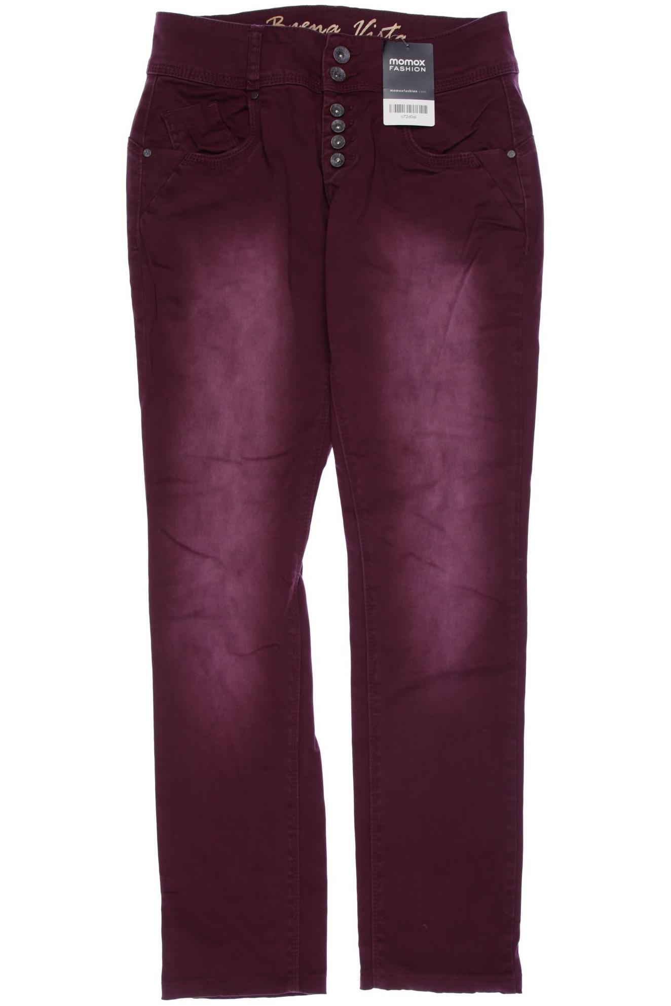

Buena Vista Damen Jeans, bordeaux, Gr. 0