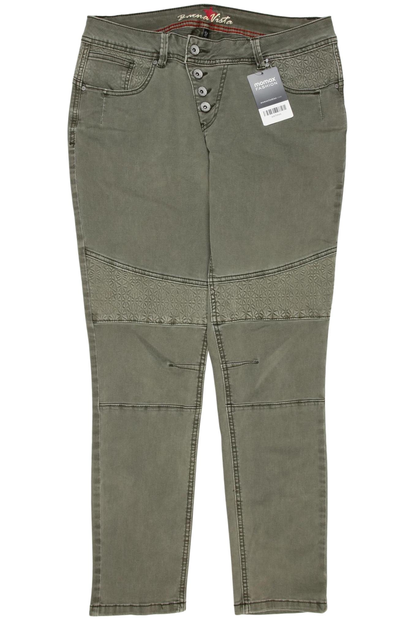

Buena Vista Damen Jeans, grün, Gr. 0