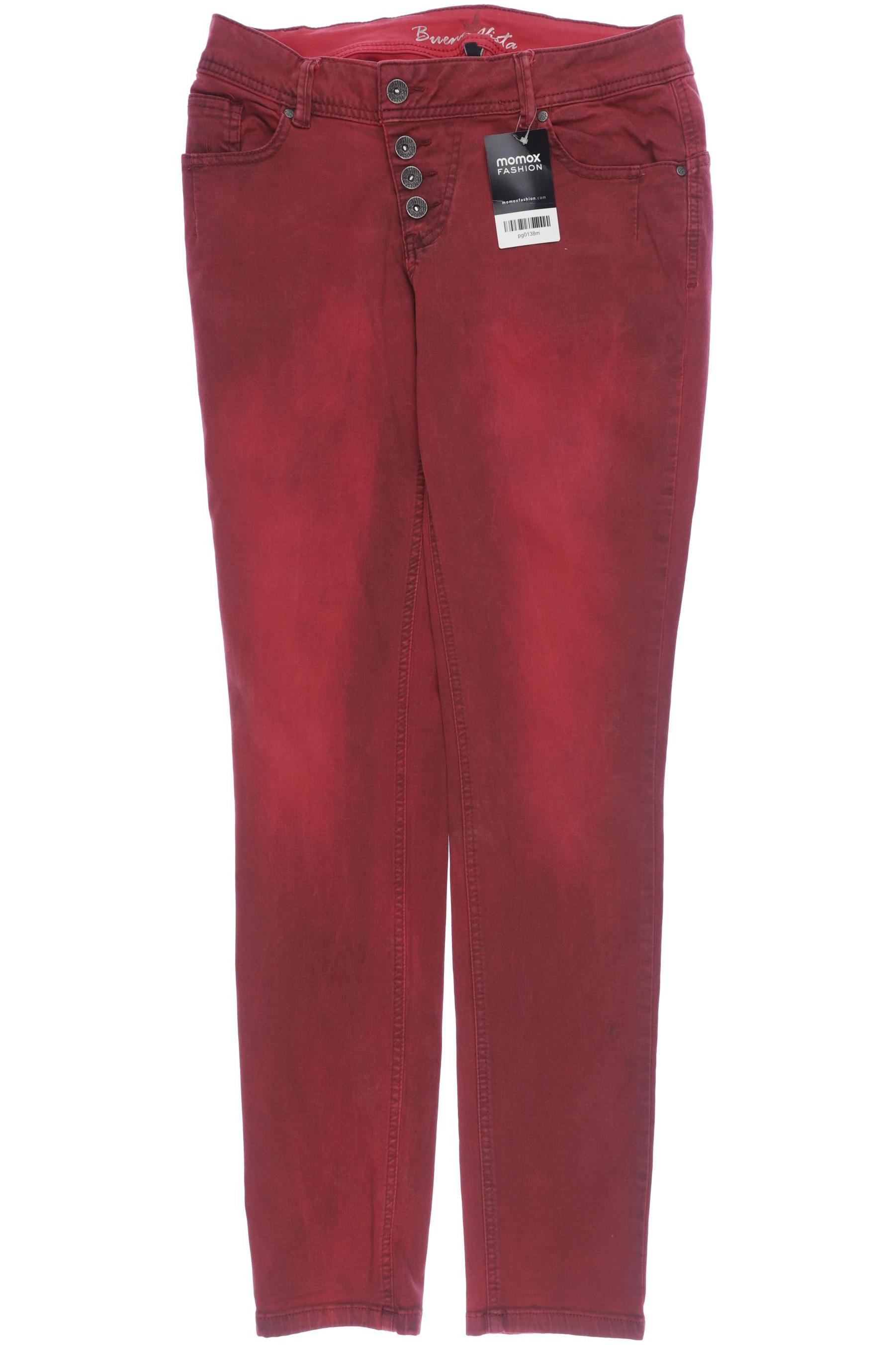

Buena Vista Damen Jeans, bordeaux, Gr. 0