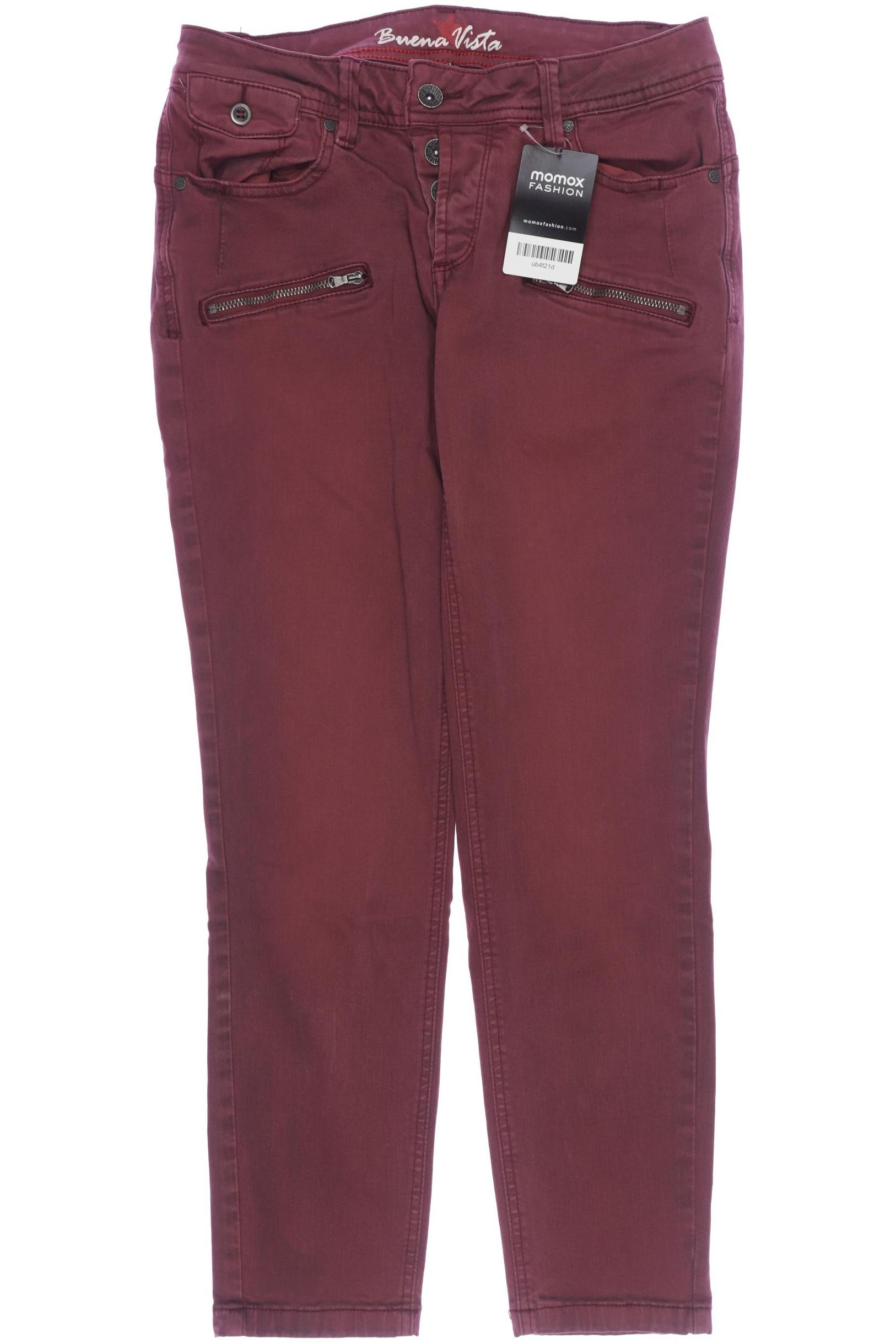 

Buena Vista Damen Jeans, bordeaux, Gr. 0