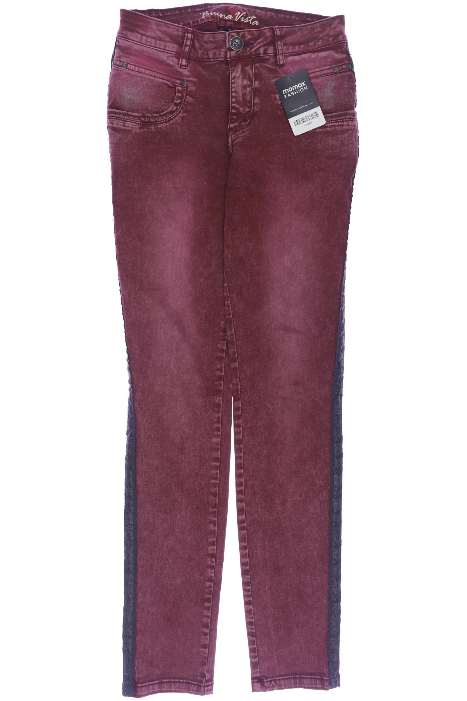 

Buena Vista Damen Jeans, bordeaux, Gr. 0